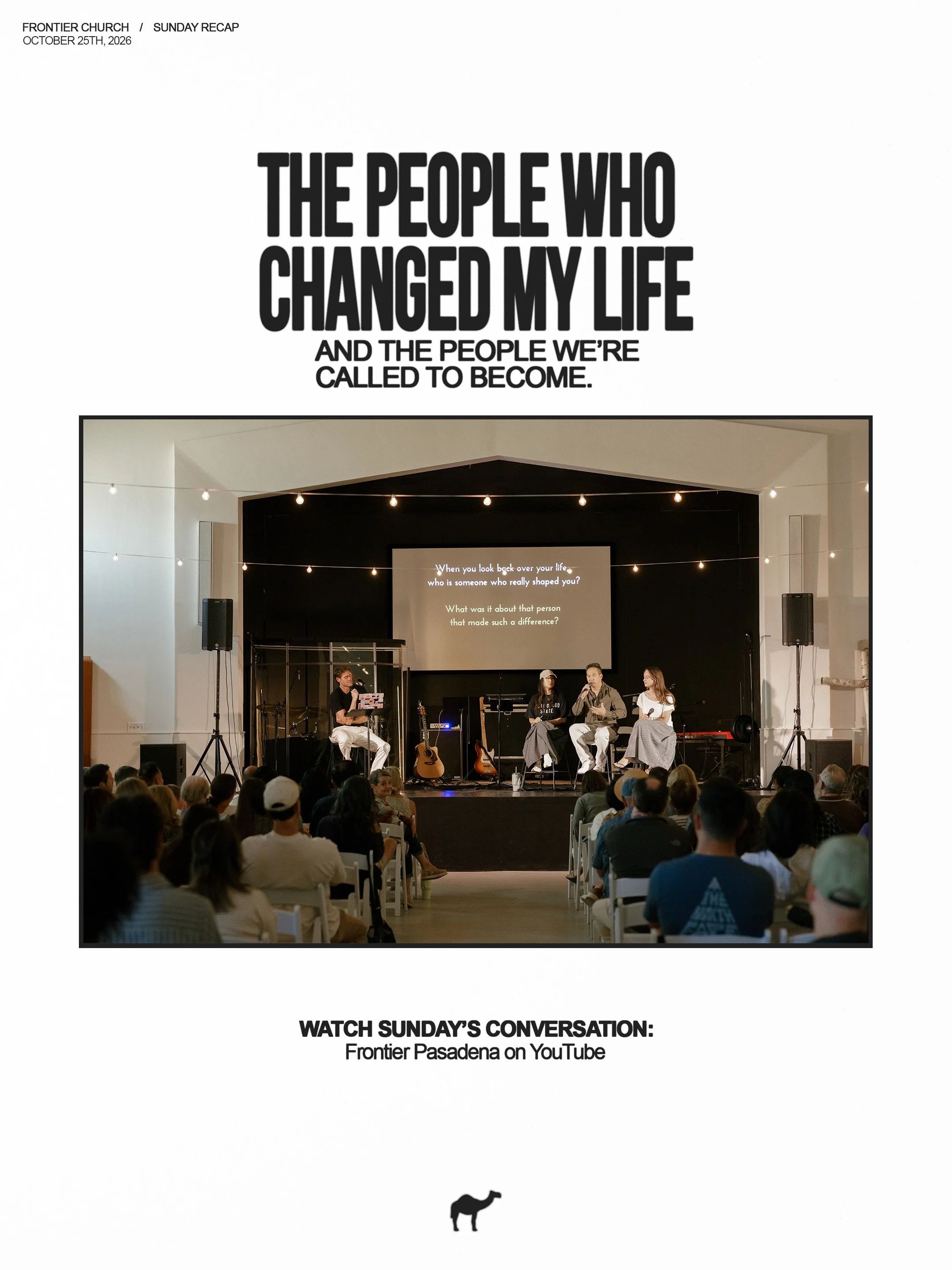 We were created for belonging. Jesus doesn&rsquo;t simply call isolated individuals to follow him. He creates a new family. Church isn&rsquo;t just somewhere we attend; it&rsquo;s a community where we share our lives. You don&rsquo;t have to change e