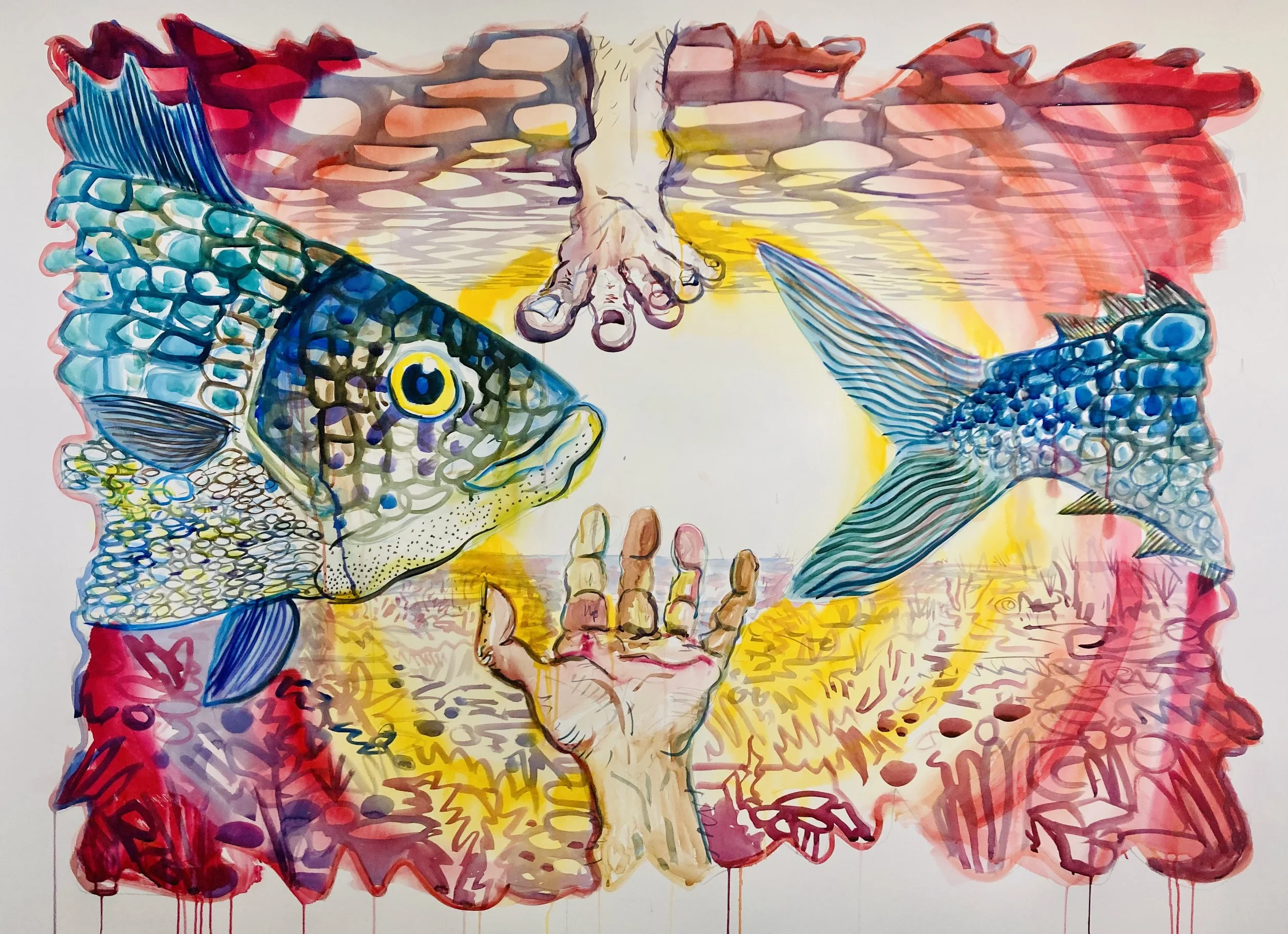 Heads and Tails, Watercolor, 55x72.jpeg