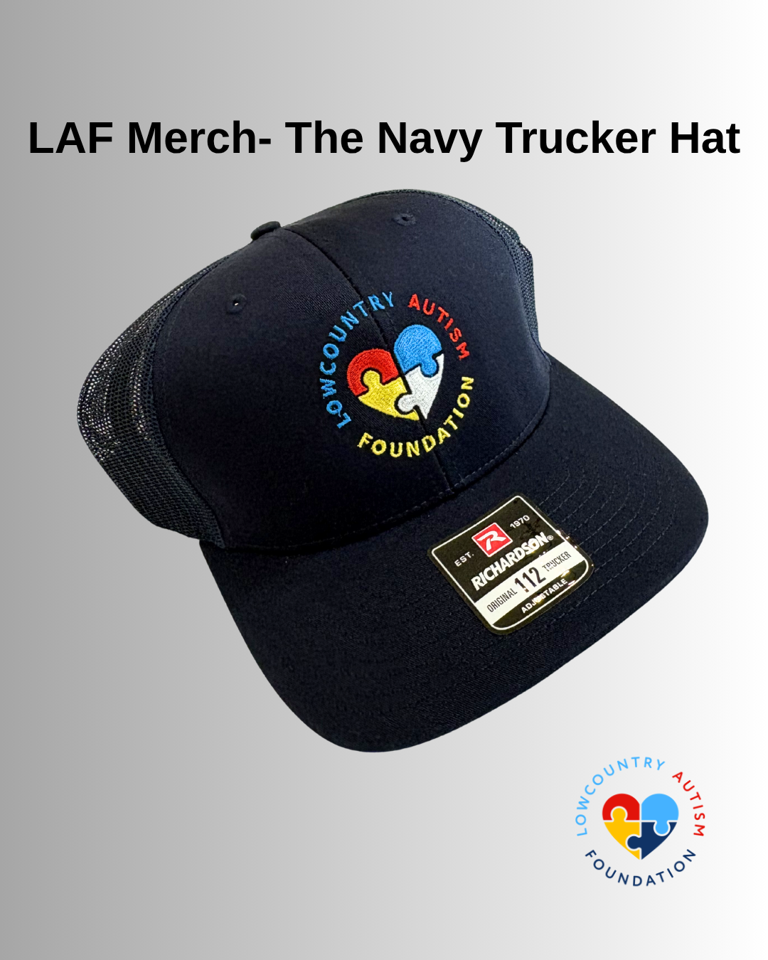 LAF Merch- The Navy Blue Trucker Hat