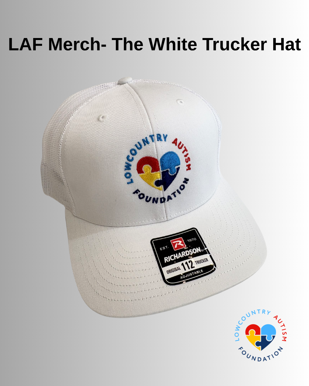 LAF Merch- The White Trucker Hat