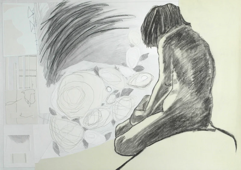 i will stare at your white roses forever