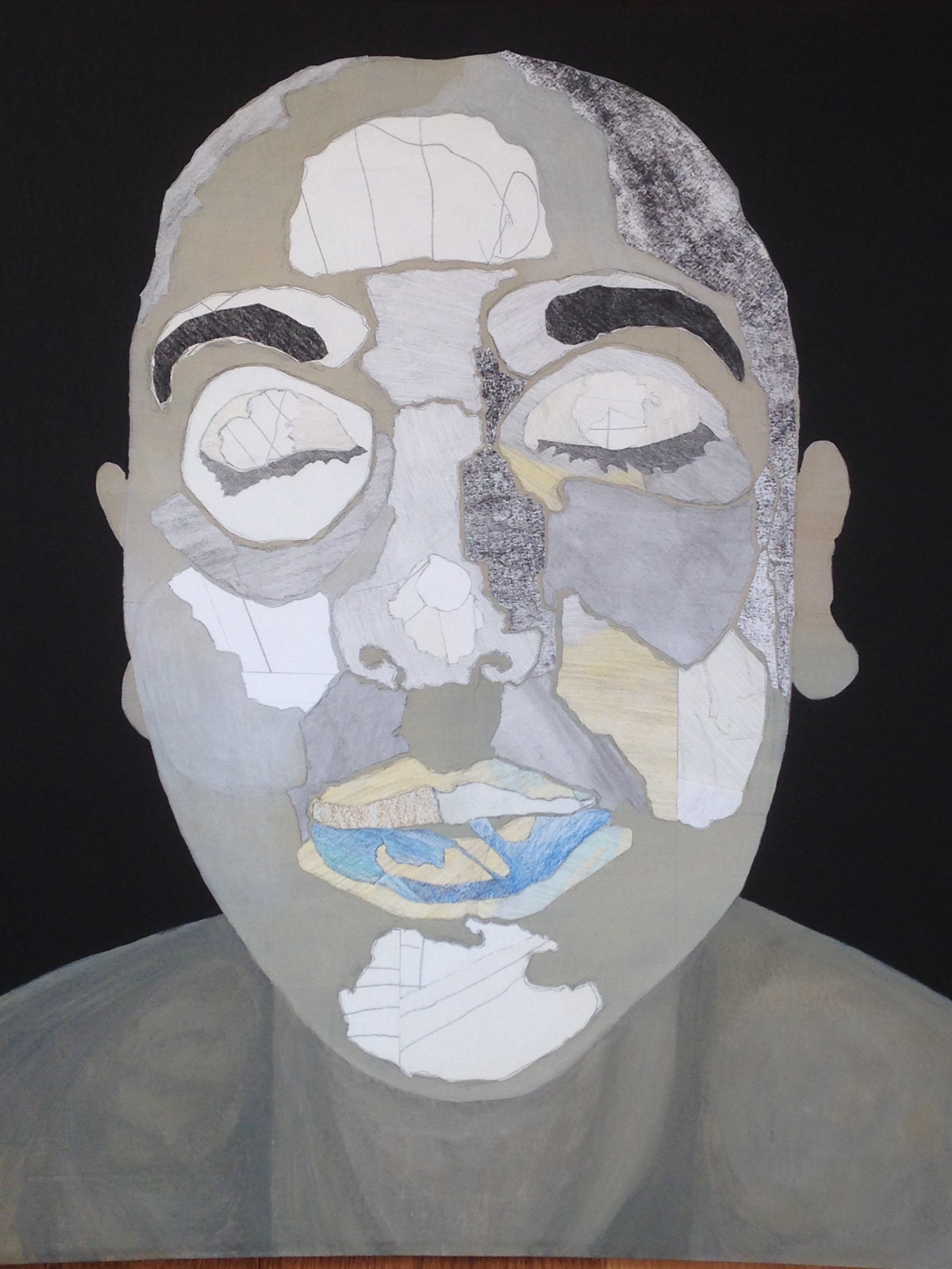 self-portrait as a death mask (#2)