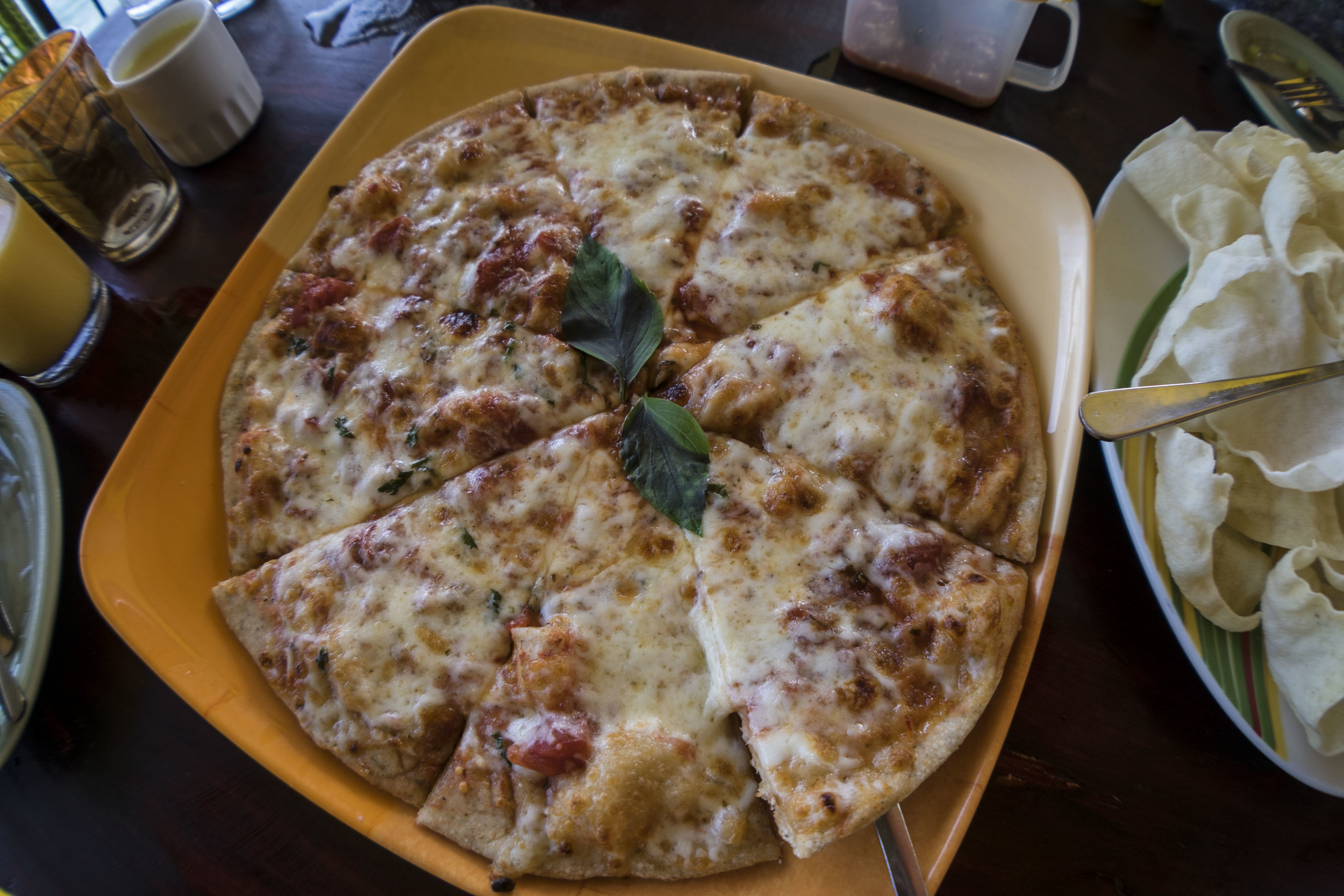 spicy honey pizza