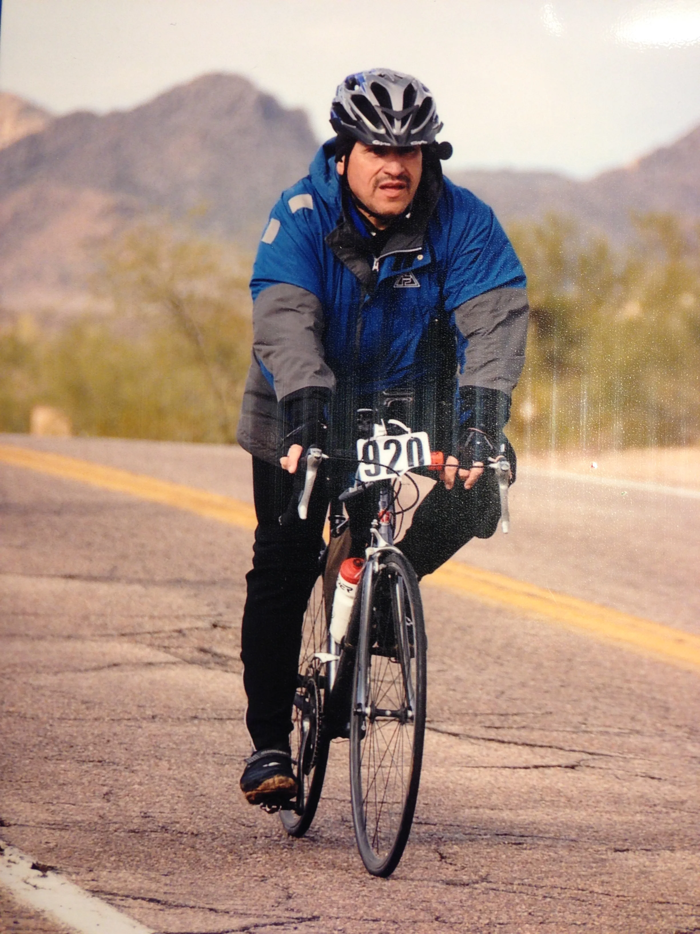 Al Martinez Riding in the 2013 Tour De Tucson