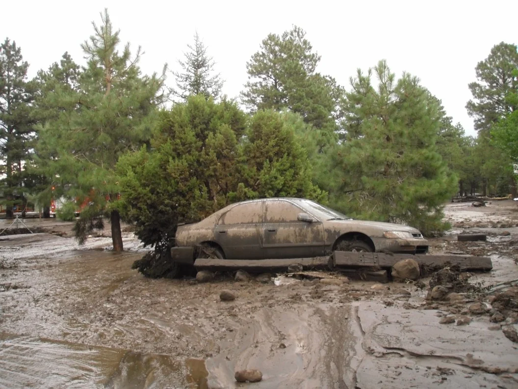 Paintbrush Corridor Flood Damaged Car