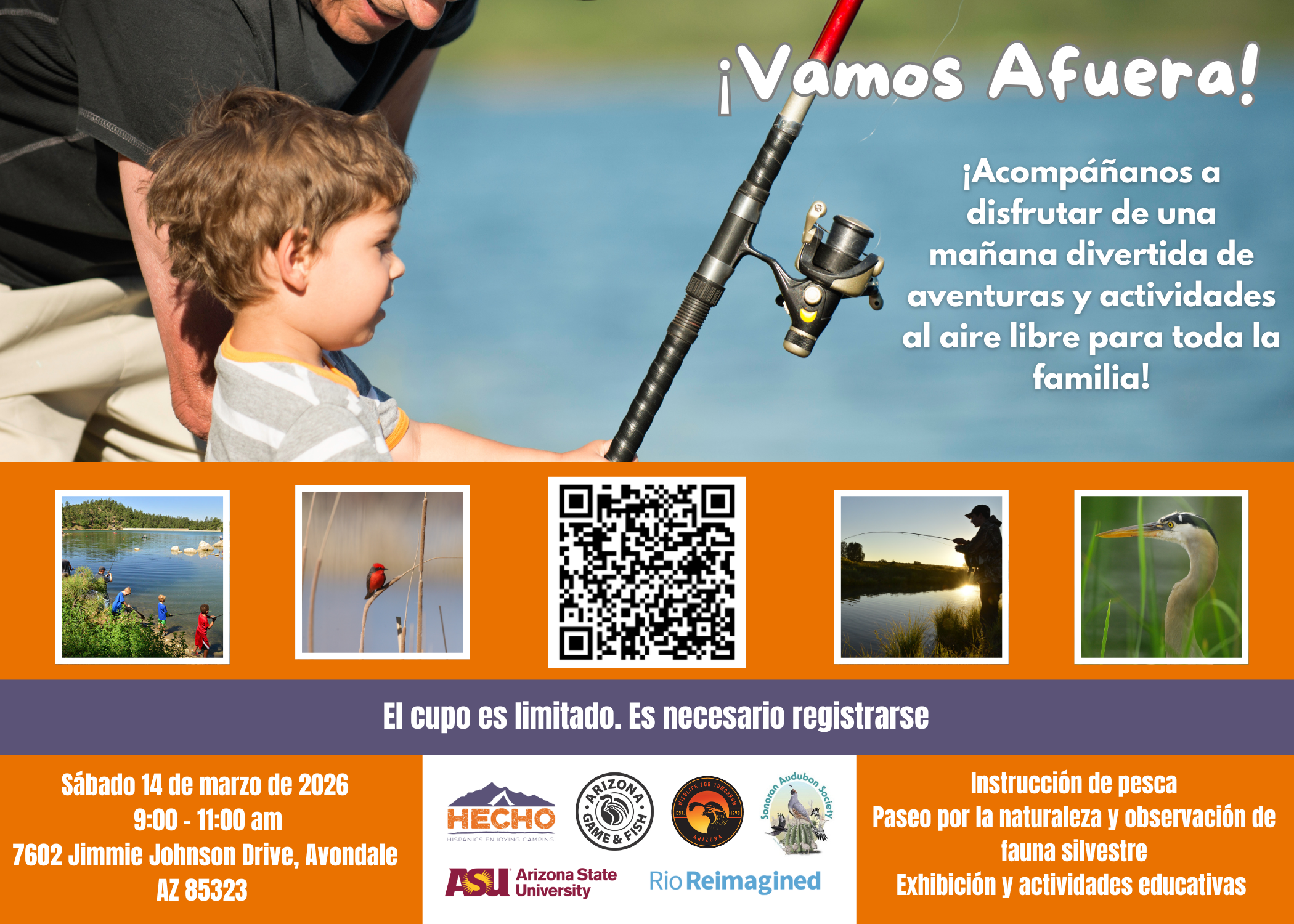 Acompáñanos al evento al aire libre "Vamos Afuera" 