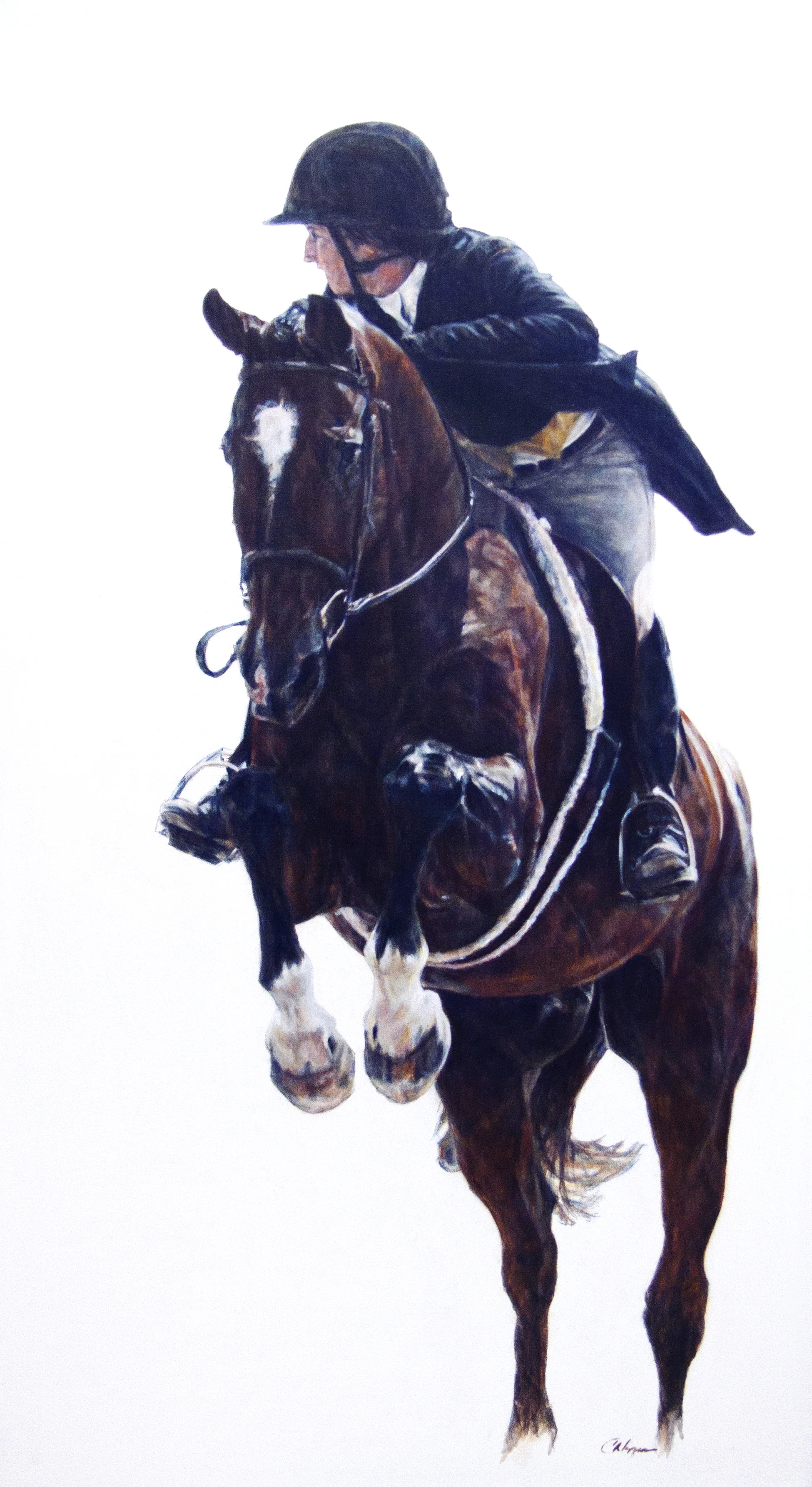 "Looking Ahead" Oil 40 x 22 Available