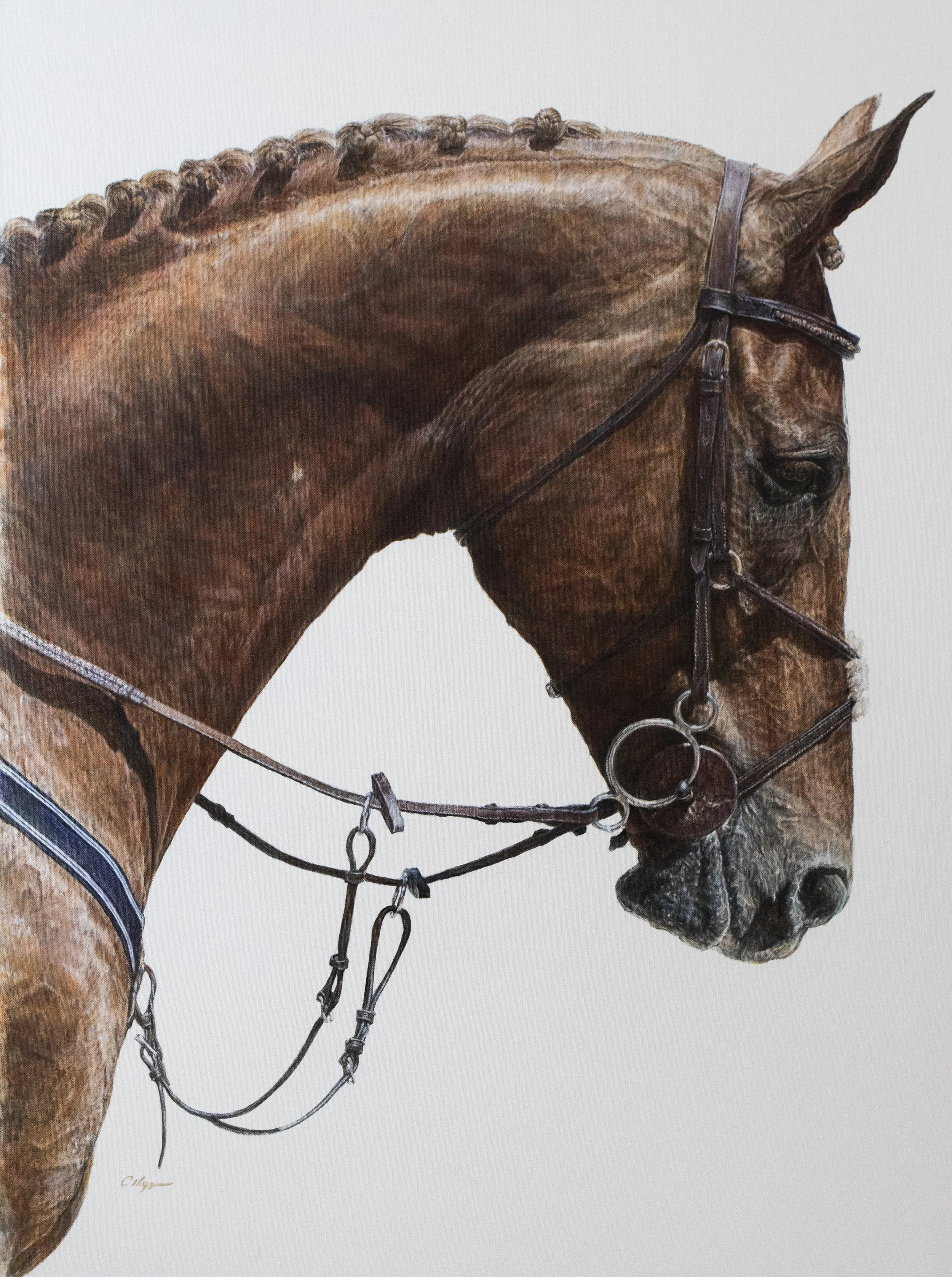  “Showtime”  Oil  40 × 30   Private Collection  