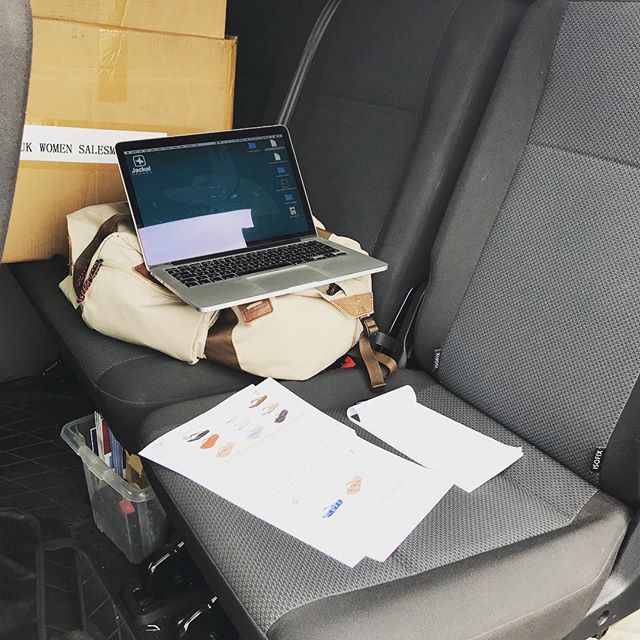 Admin on the road. #portableofficelife #multipurposevehicle