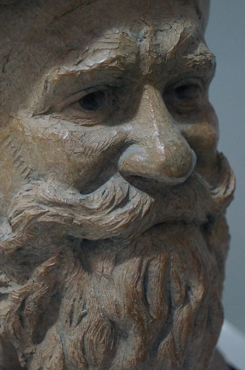 Scottish Beard bronze sculpture