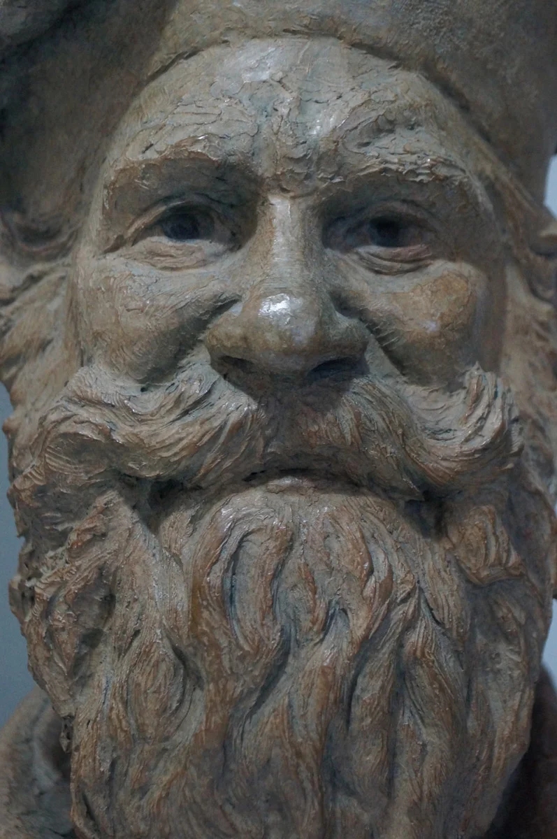 Scottish Beard bronze sculpture