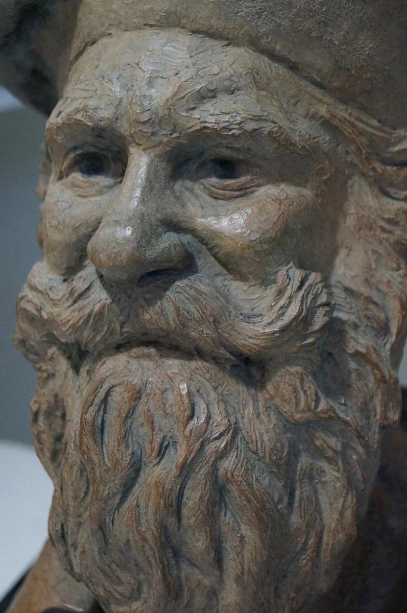 Scottish Beard bronze sculpture