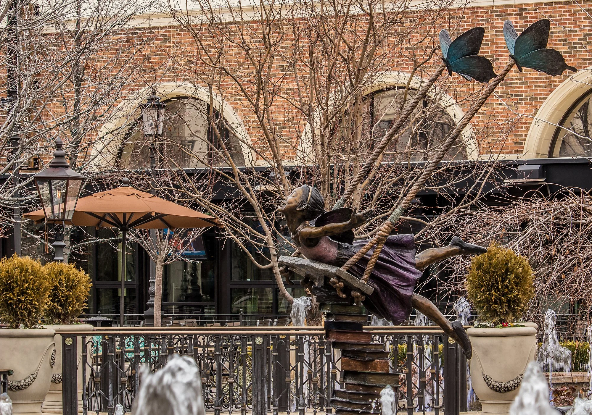 New Wings bronze sculpture