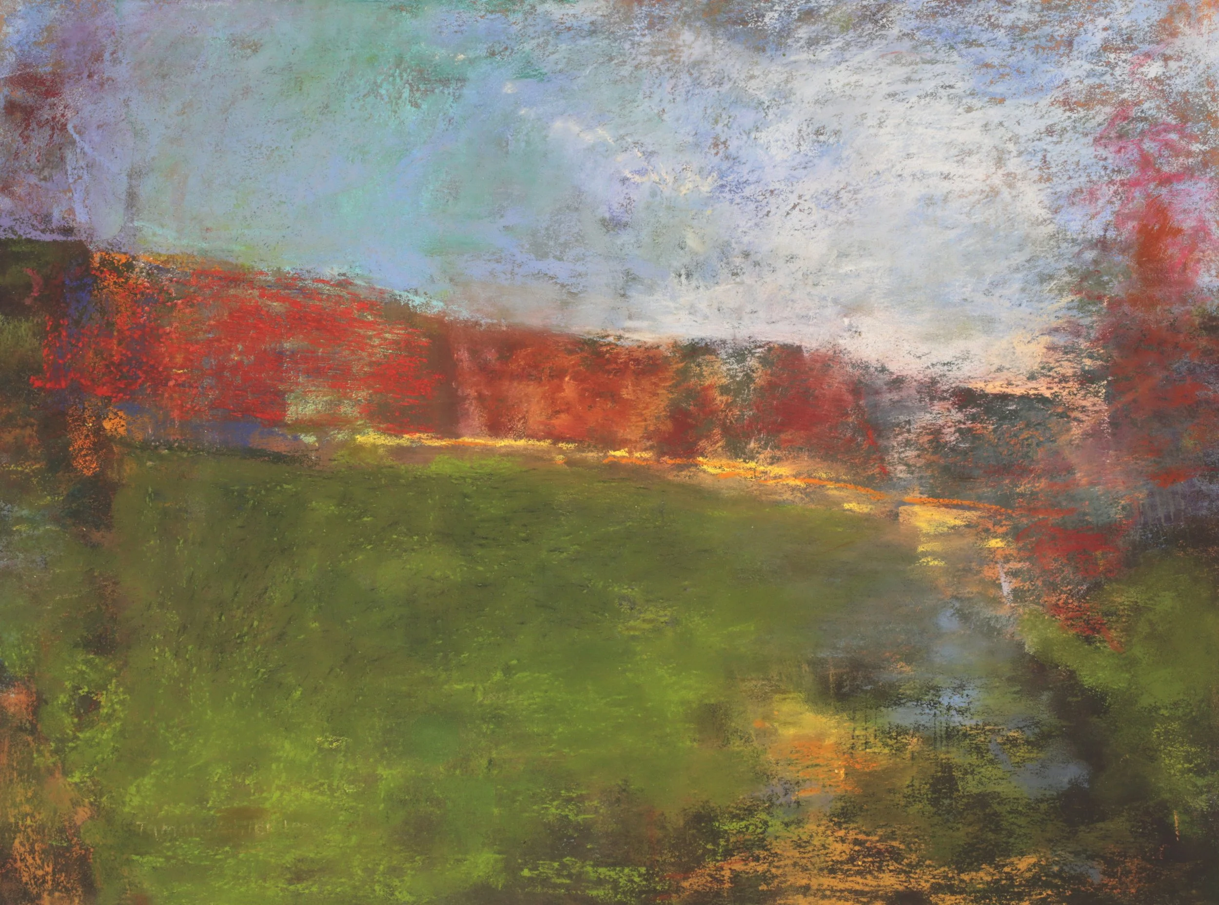 24-0234, 2024, Pastel on paper, 12" x 16"