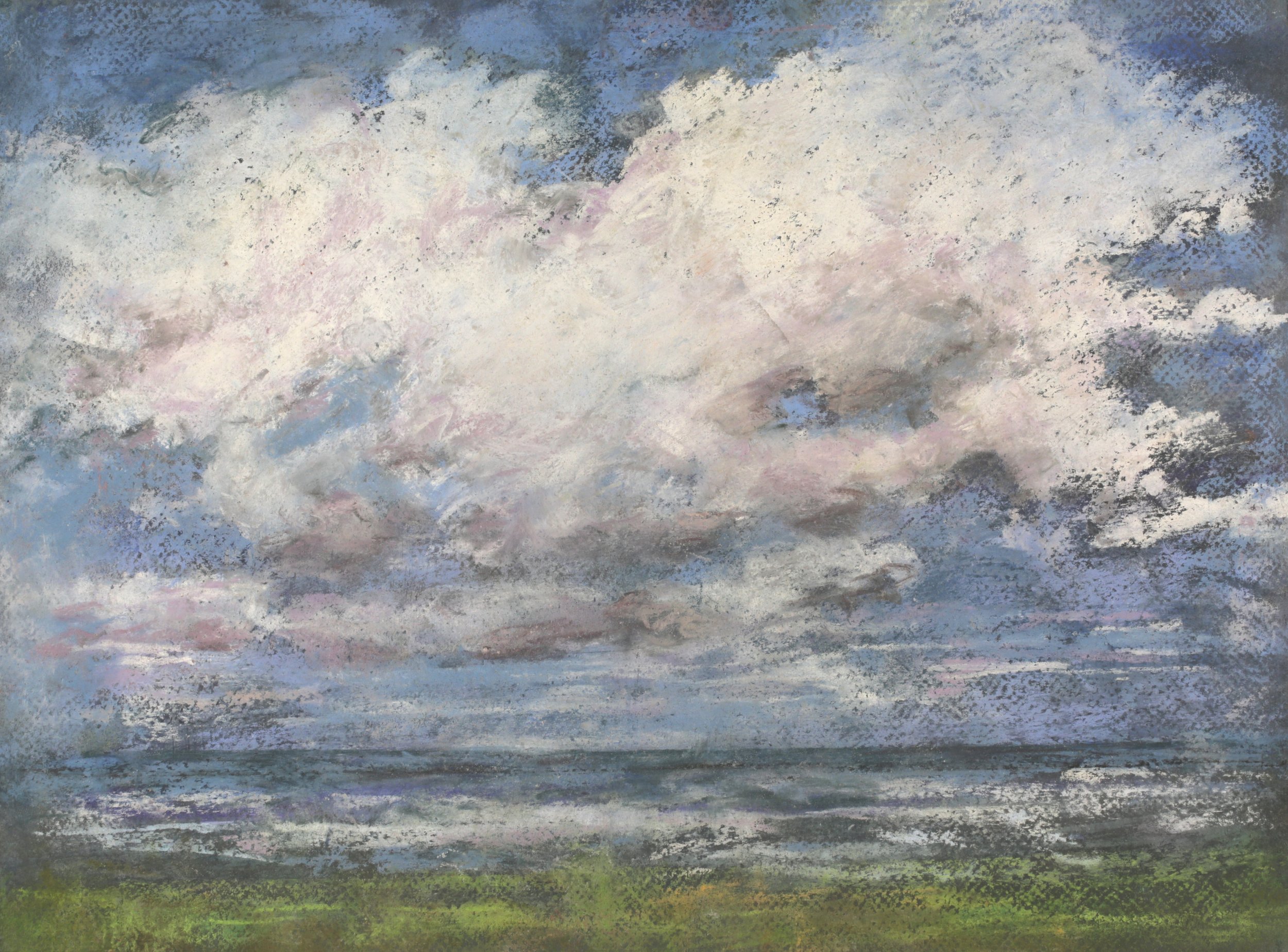 24-0245, 2024, Pastel on paper, 12" x 16"