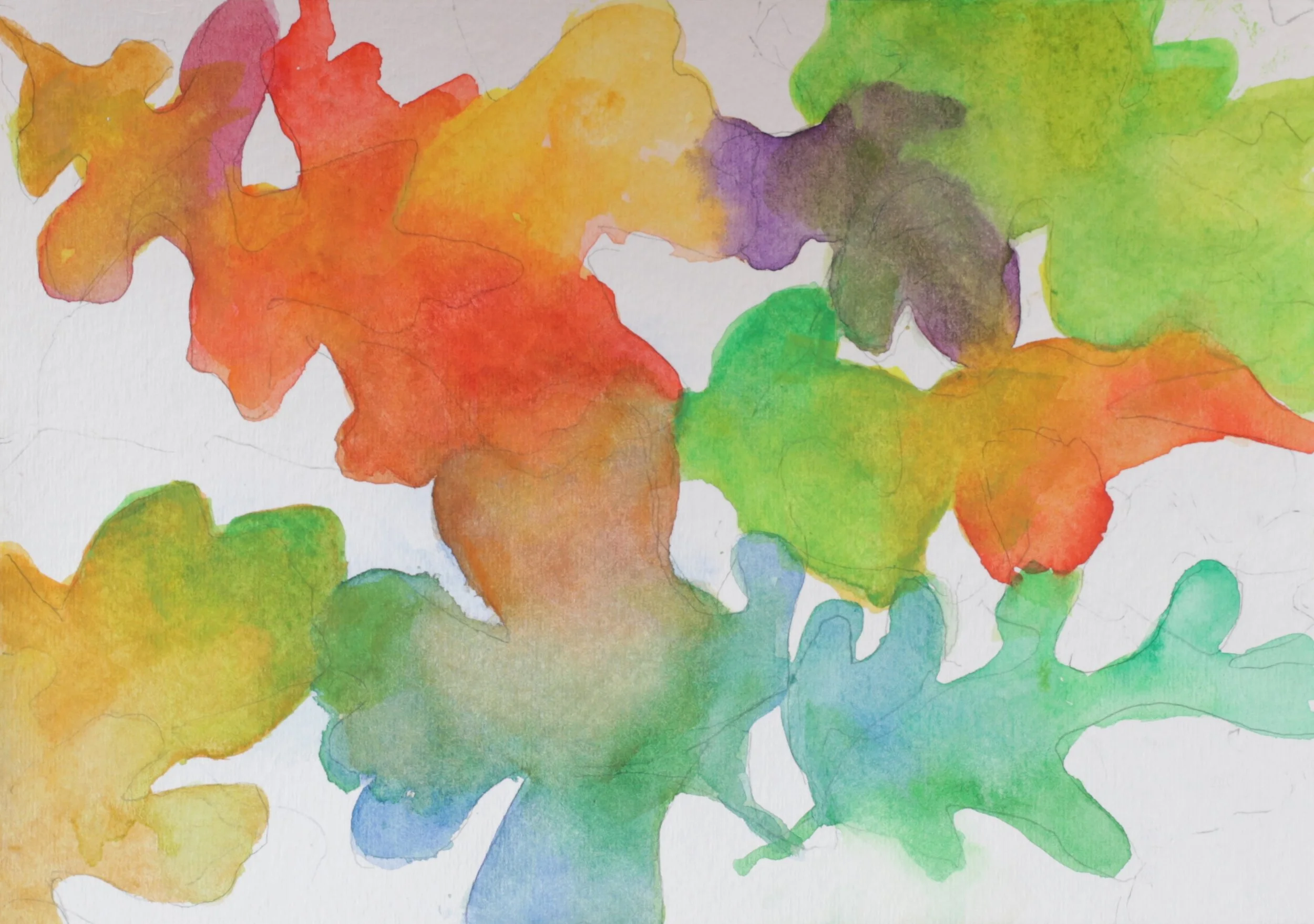 25-0391, 2024, Watercolor on paper, 7 1/4" X 10 1/4"