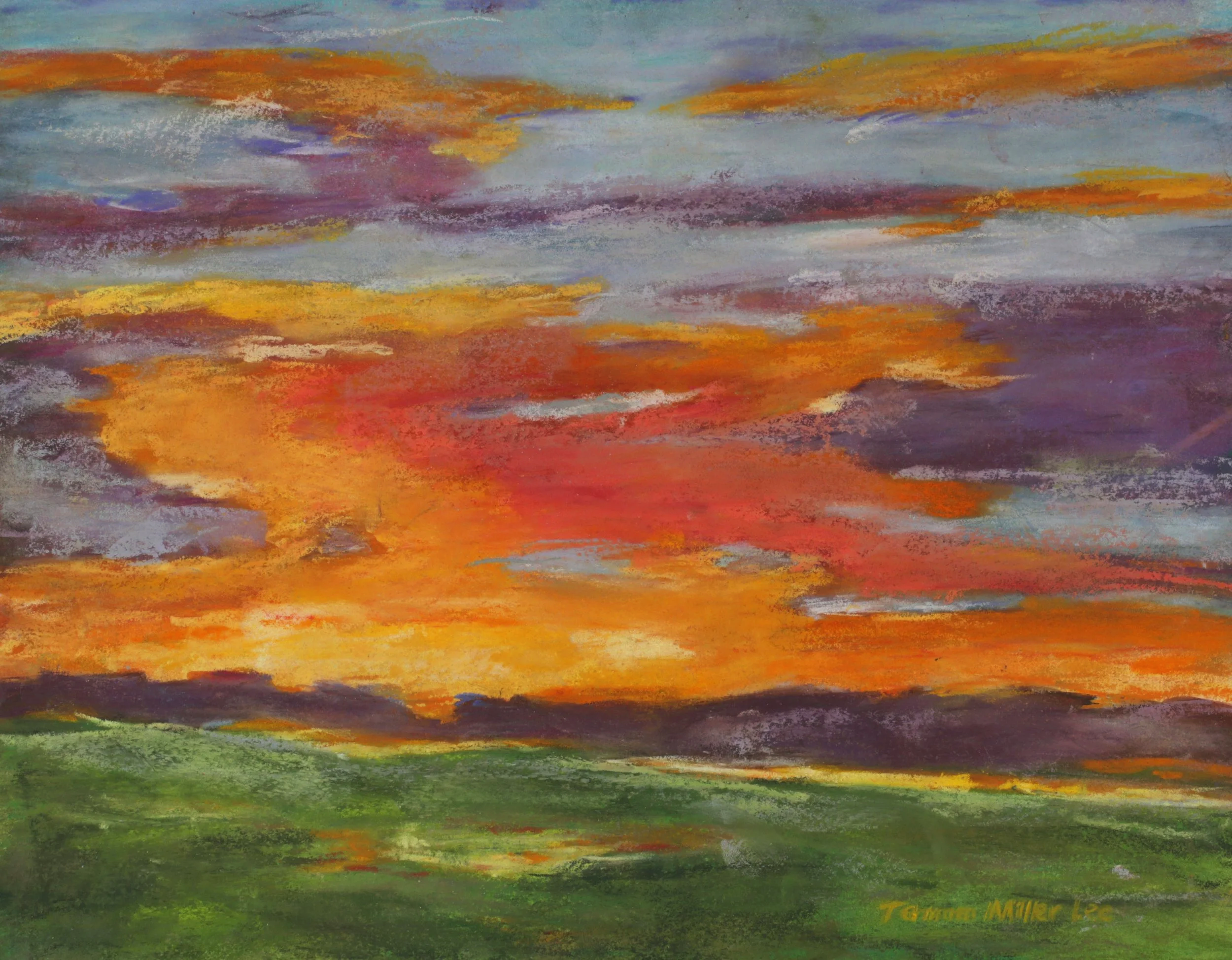24-0214, 2024 Pastel on paper, 11" x 14"