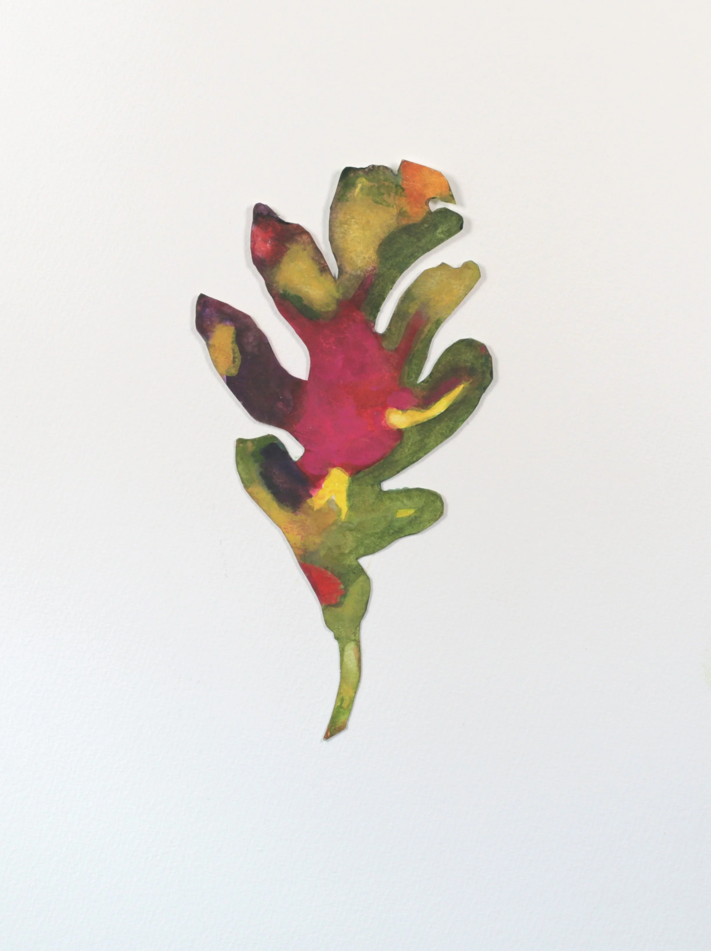 24-0339, 2022, Watercolor on paper, 12" X 9"