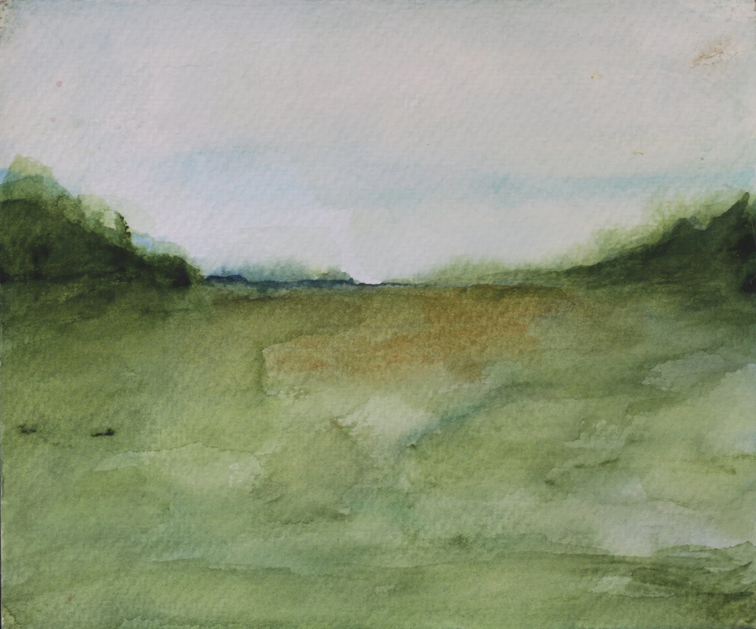24-0341, 2024, Watercolor on paper, 7 1/2" X 9"