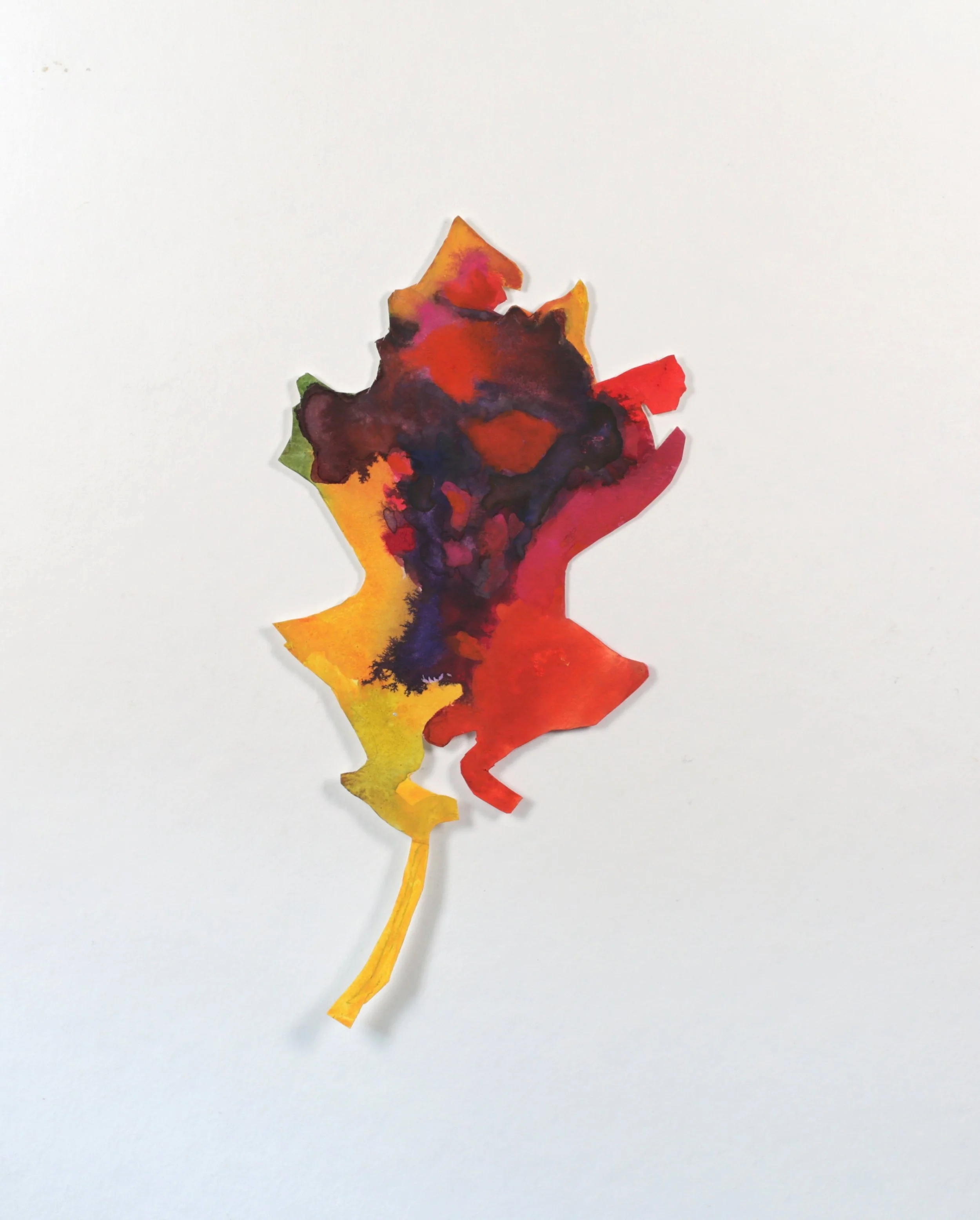 24-0361, 2019, Watercolor on paper, 15" X 11"