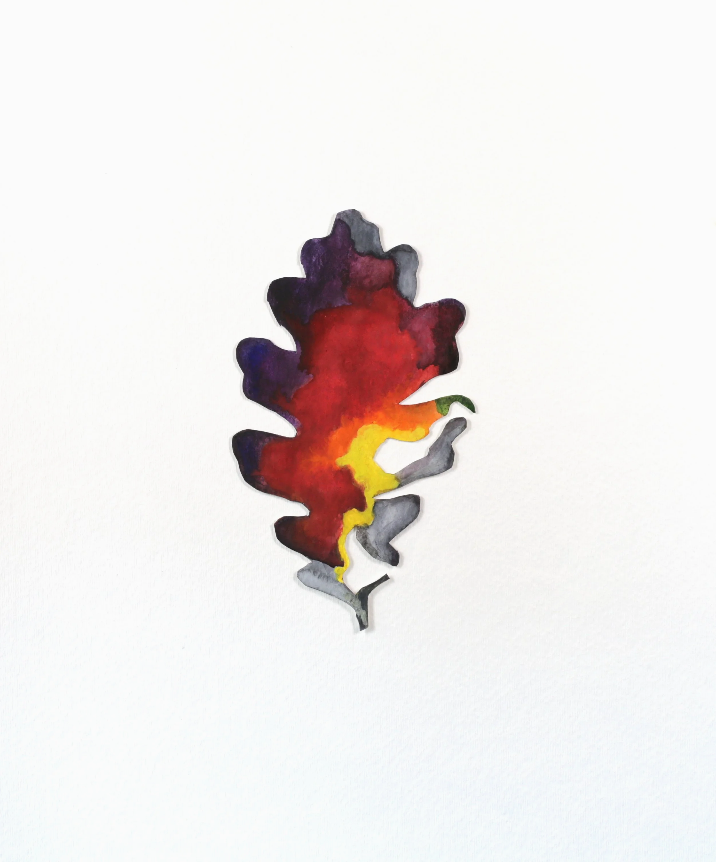 24-0368, 2018, Watercolor on paper, 14 1/4" X 10 1/4"
