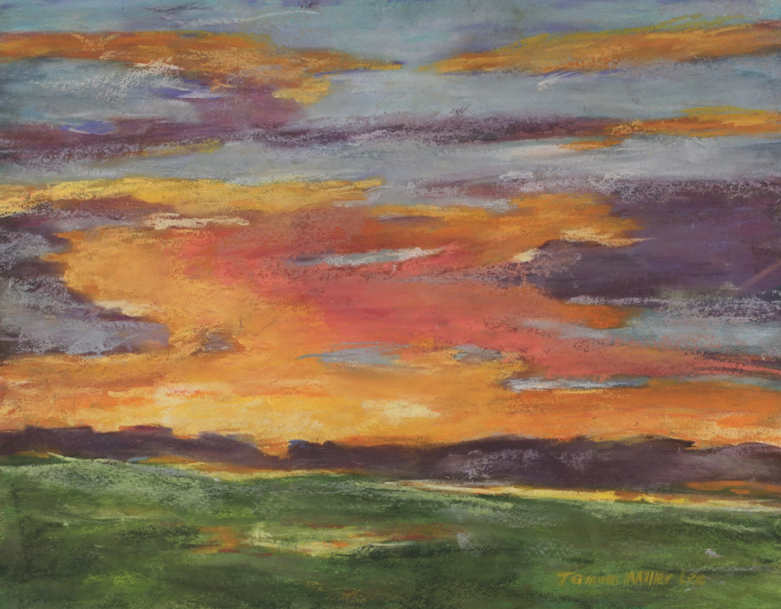 24-0247, 2025 Pastel on paper, 11" x 14"