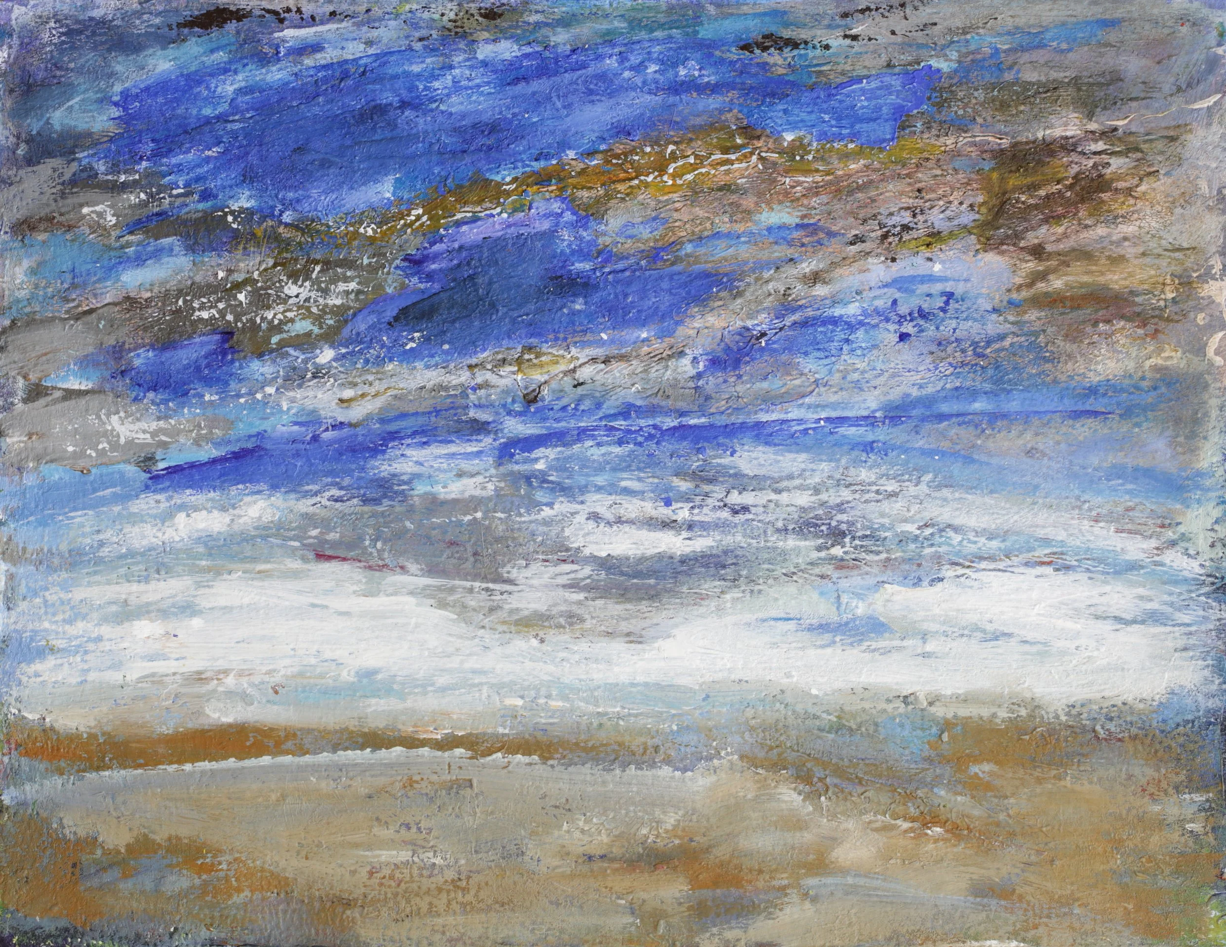 24-084, 2026, Acrylic on paper, 12" x 15 1/2"