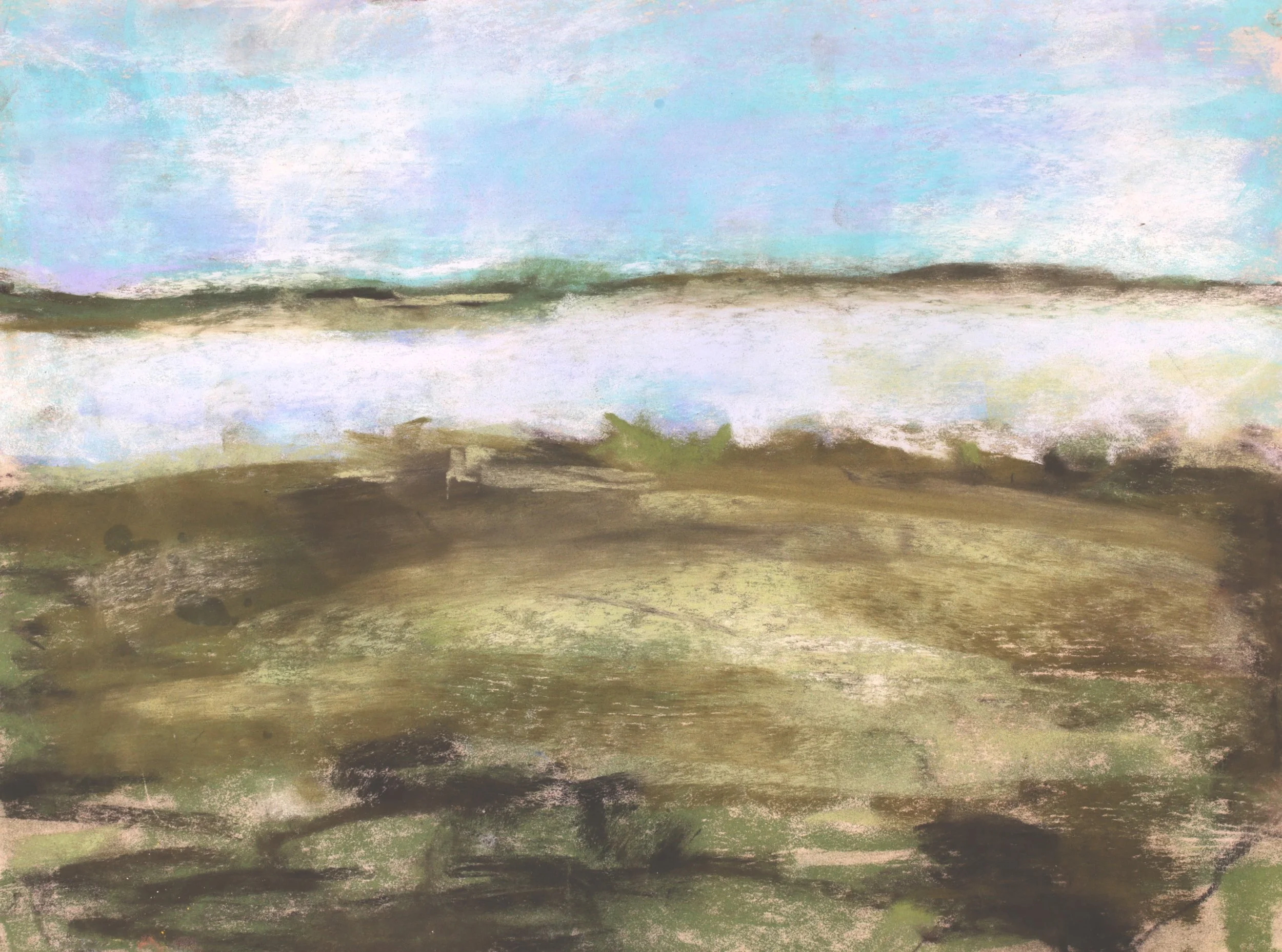 24-0235, 2024, Pastel on paper, 12" x 16"