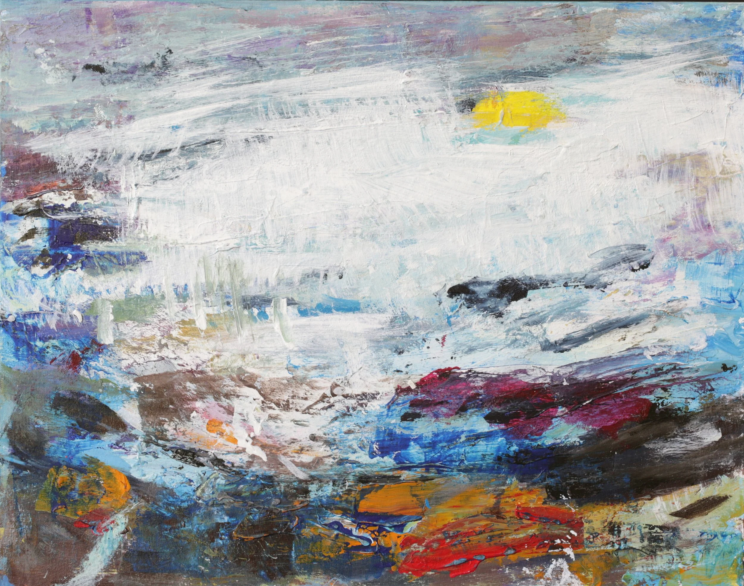 24-078, 2026, Acrylic on panel, 11" x 14"
