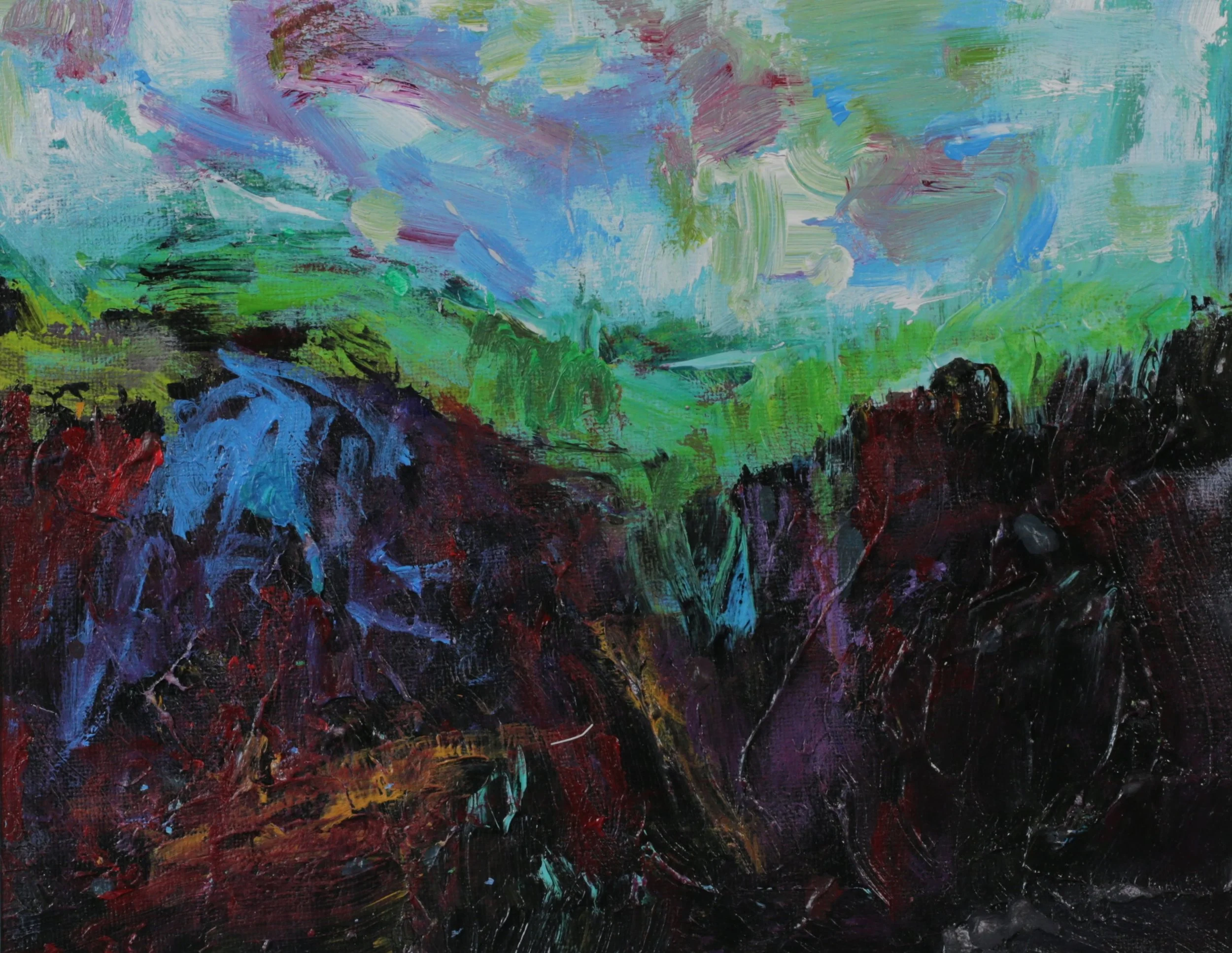 24-037, 2026, Acrylic on board, 8" x 10"