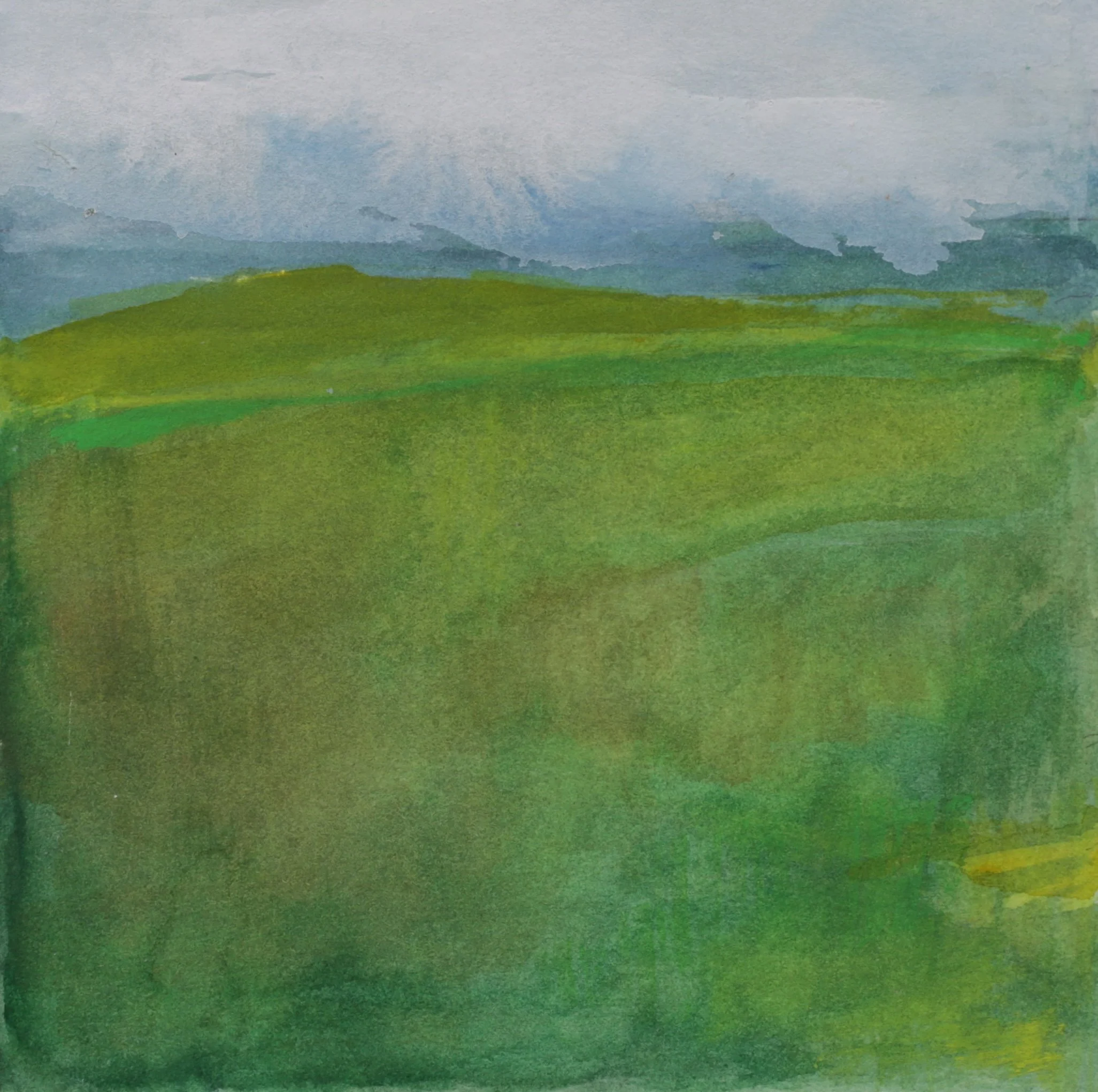 25-0380, 2023, Watercolor on paper, 5" X 5"