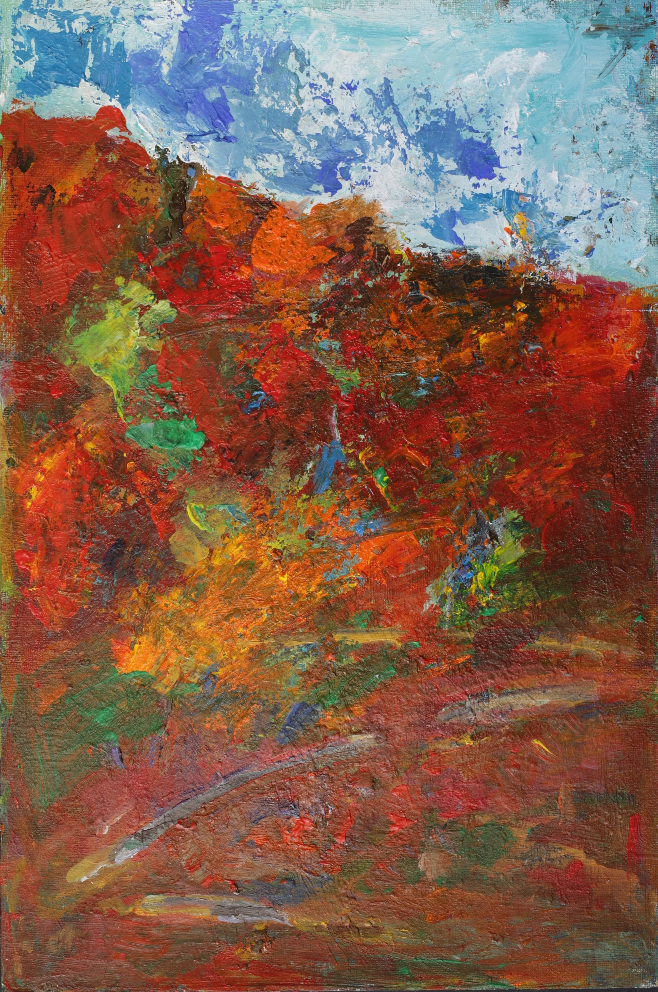 24-082, 2026, Acrylic on paper, 18" x 12"