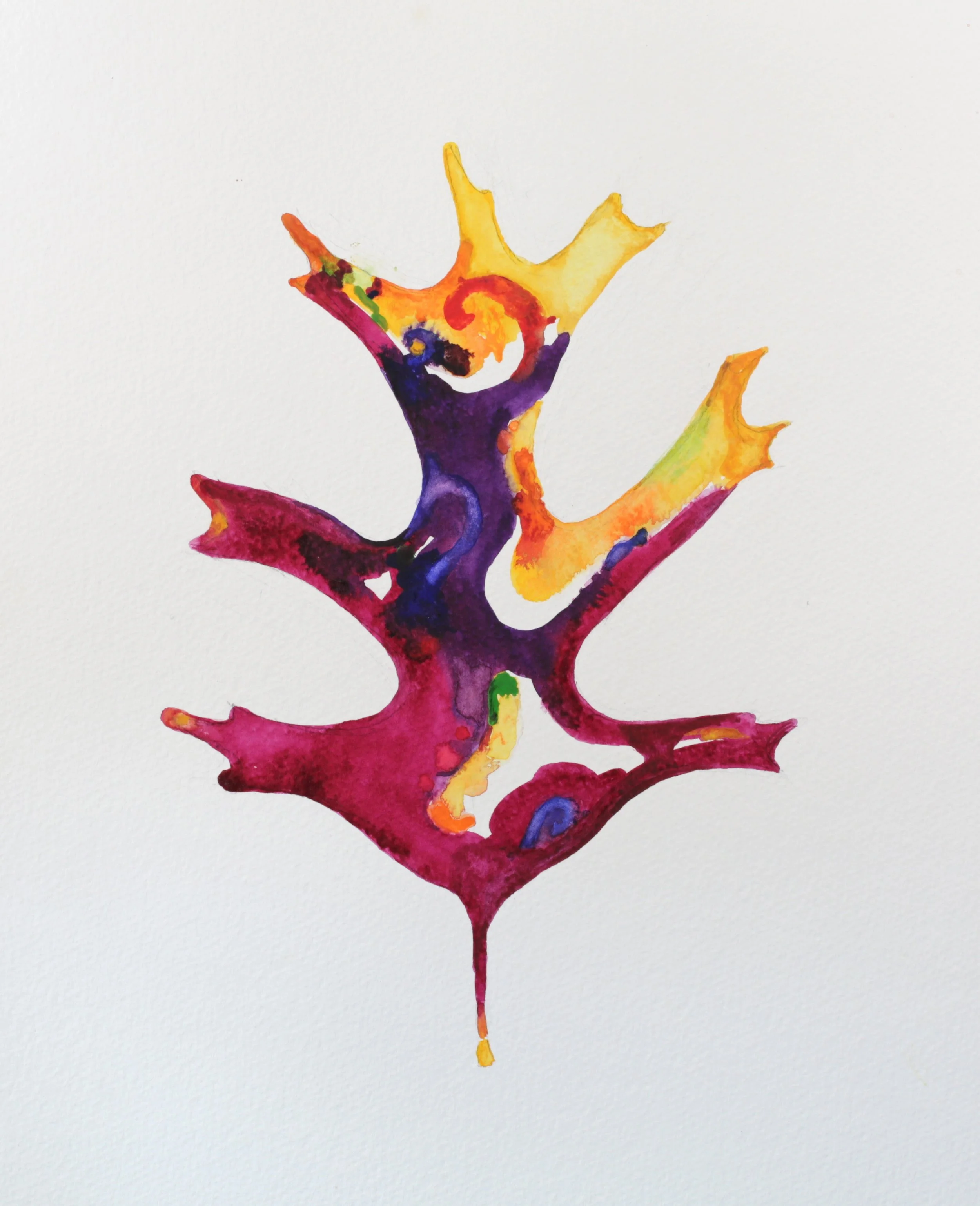 25-0326, 2016, Watercolor on paper, 15" X 11"