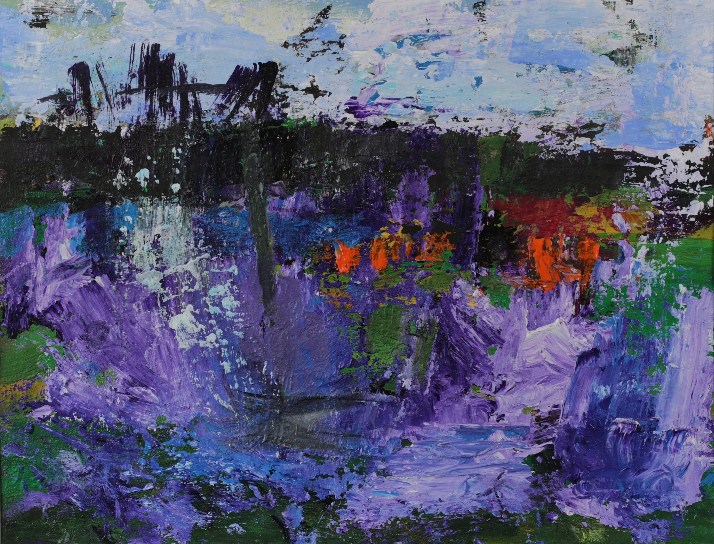 24-022, 2025, Acrylic on board, 14" x 11"