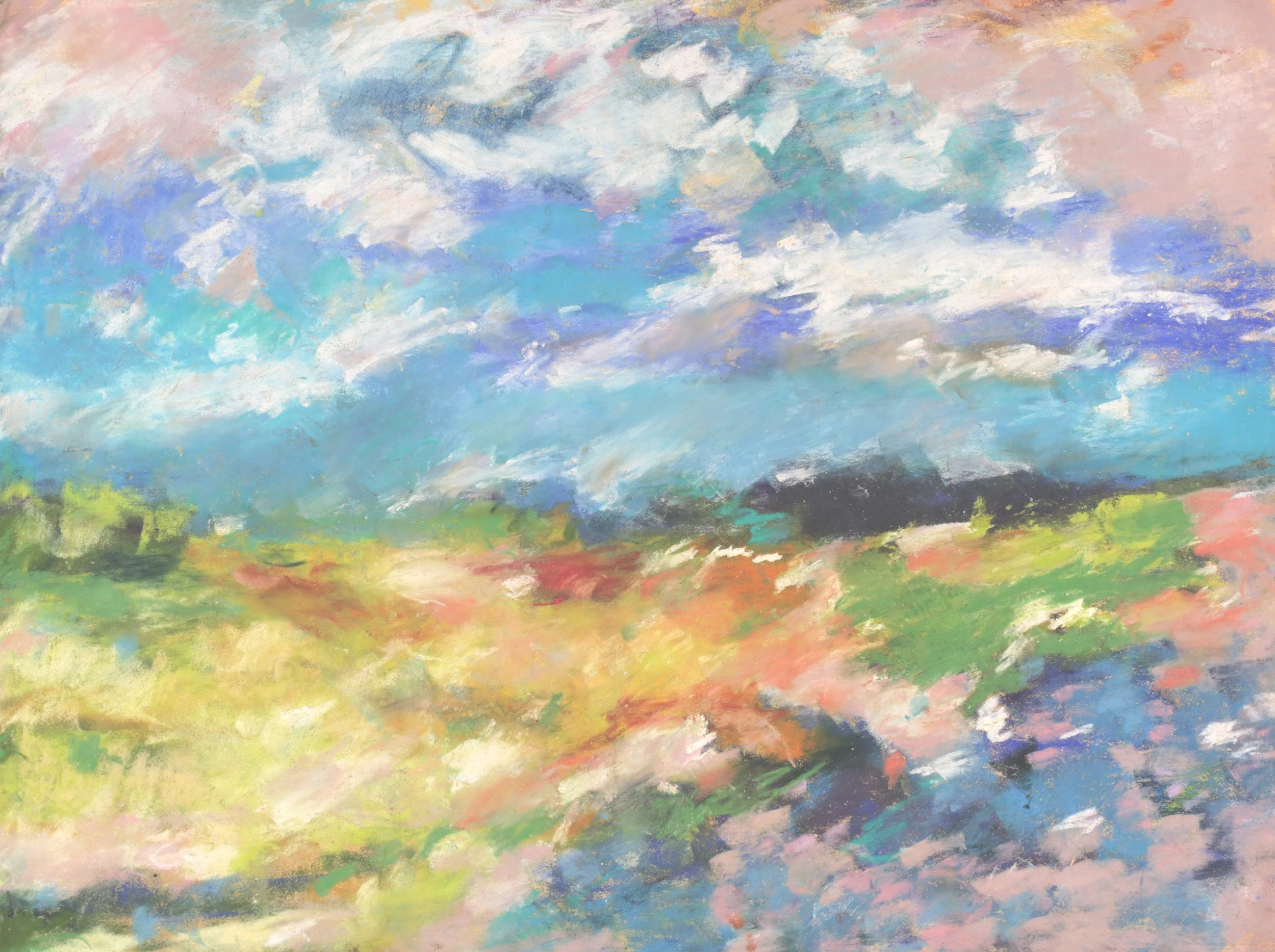 24-0250, 2025, Pastel on paper, 11 3/4" x 15 3/4"