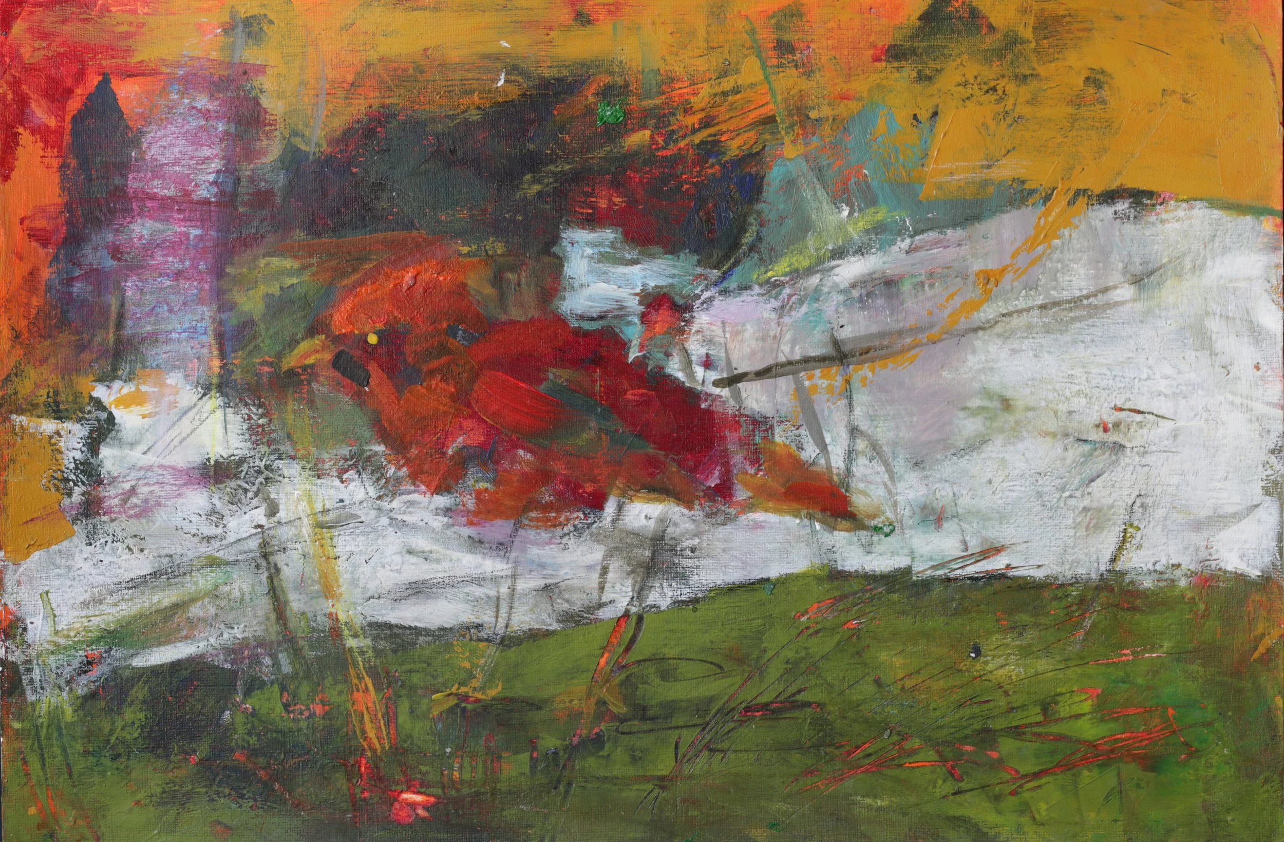 24-085, 2026, Acrylic on paper, 12" x 18"