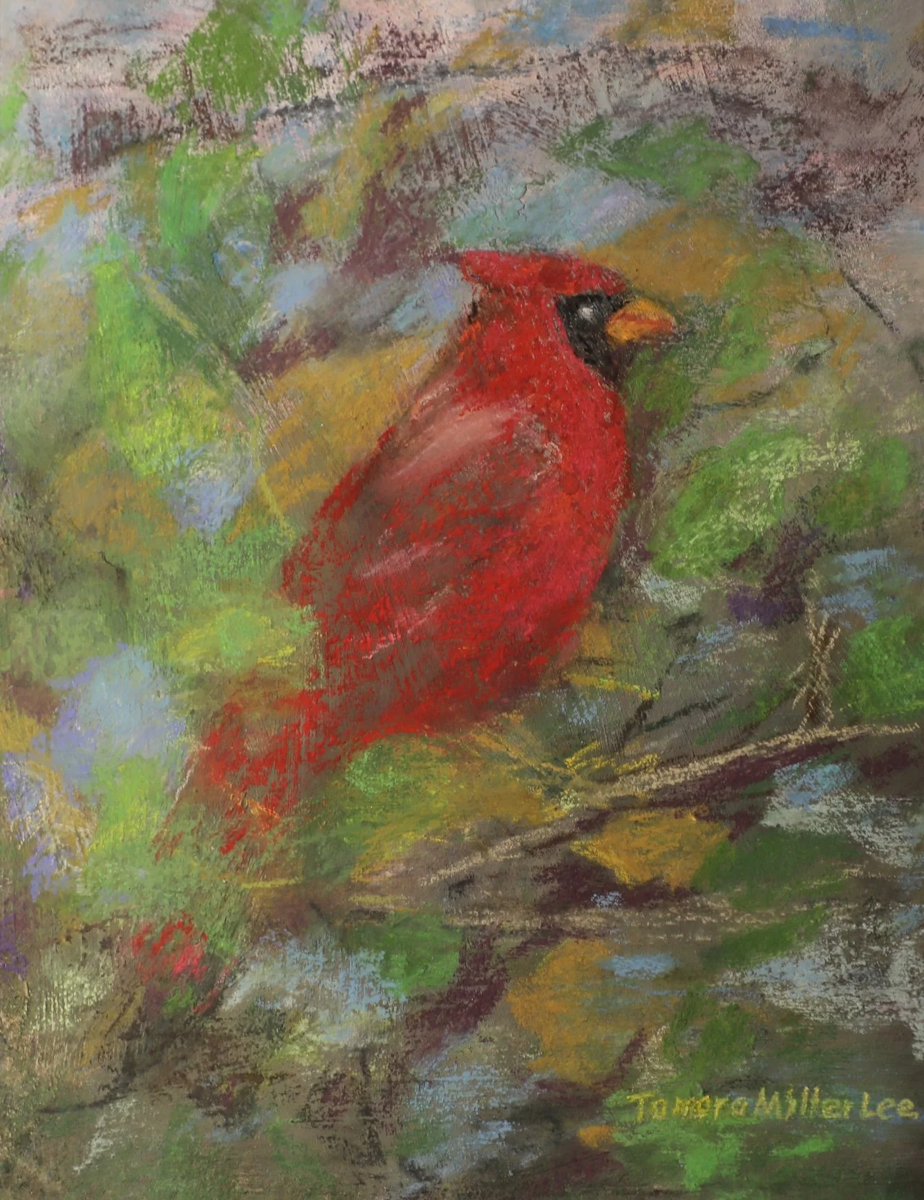 25-0201, 2025, Pastel on pastelmat, 9" X 12"