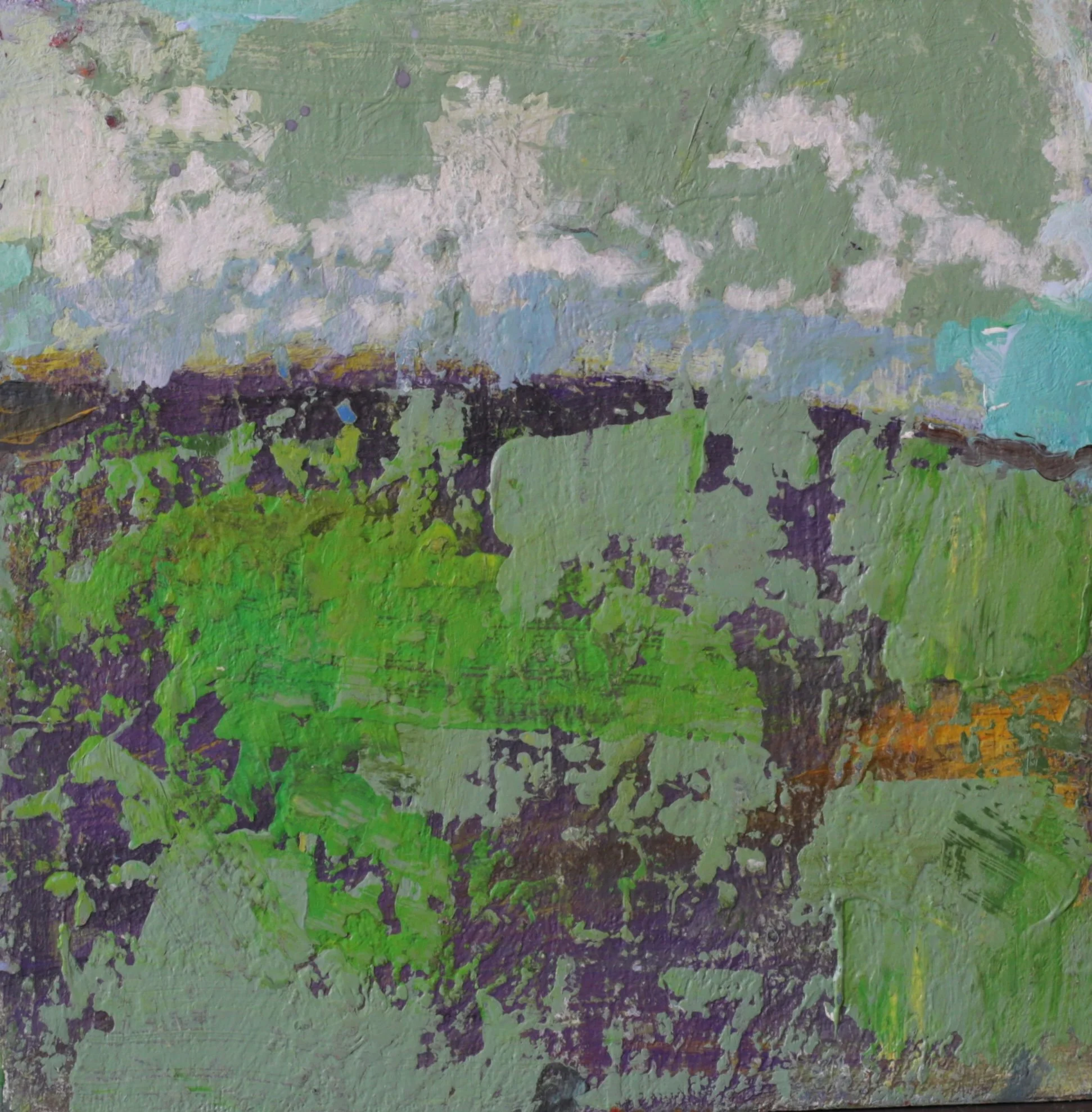 24-057, 2025, Acrylic on board 8" x 8"