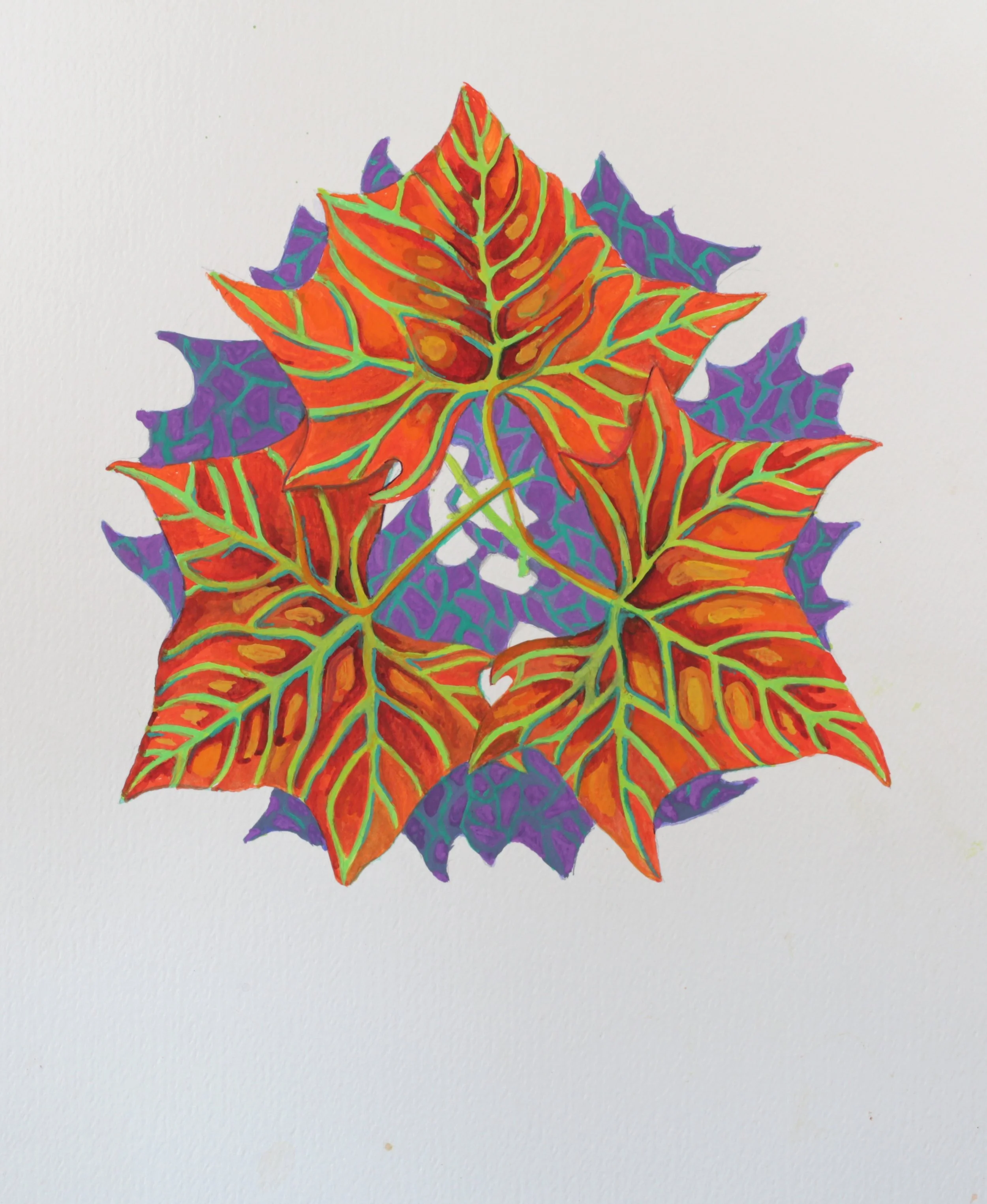 25-0329, 2016, Watercolor on paper, 15" X 11"
