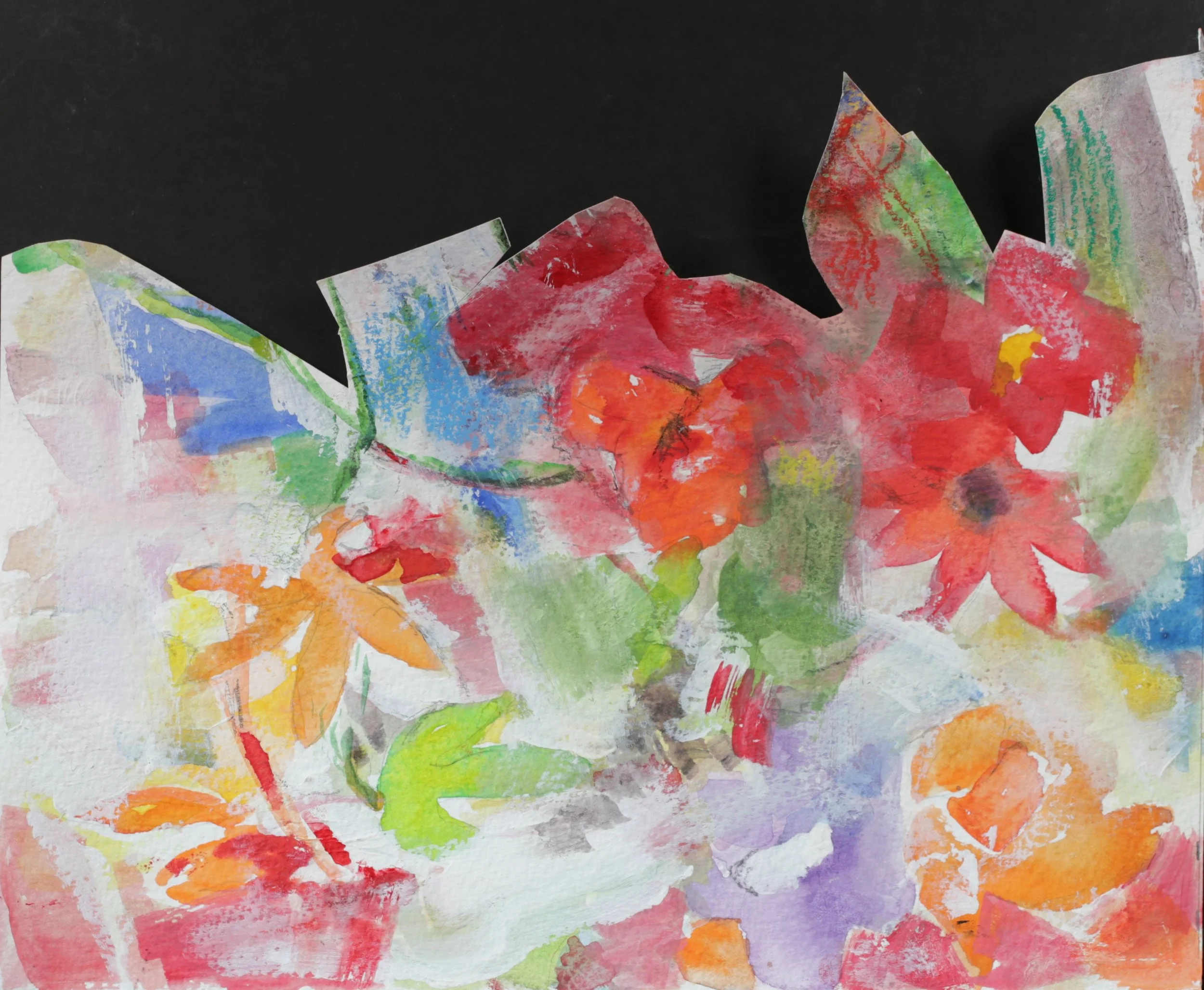 25-0389, 2023, Watercolor on paper, 9 1/4" X 12"