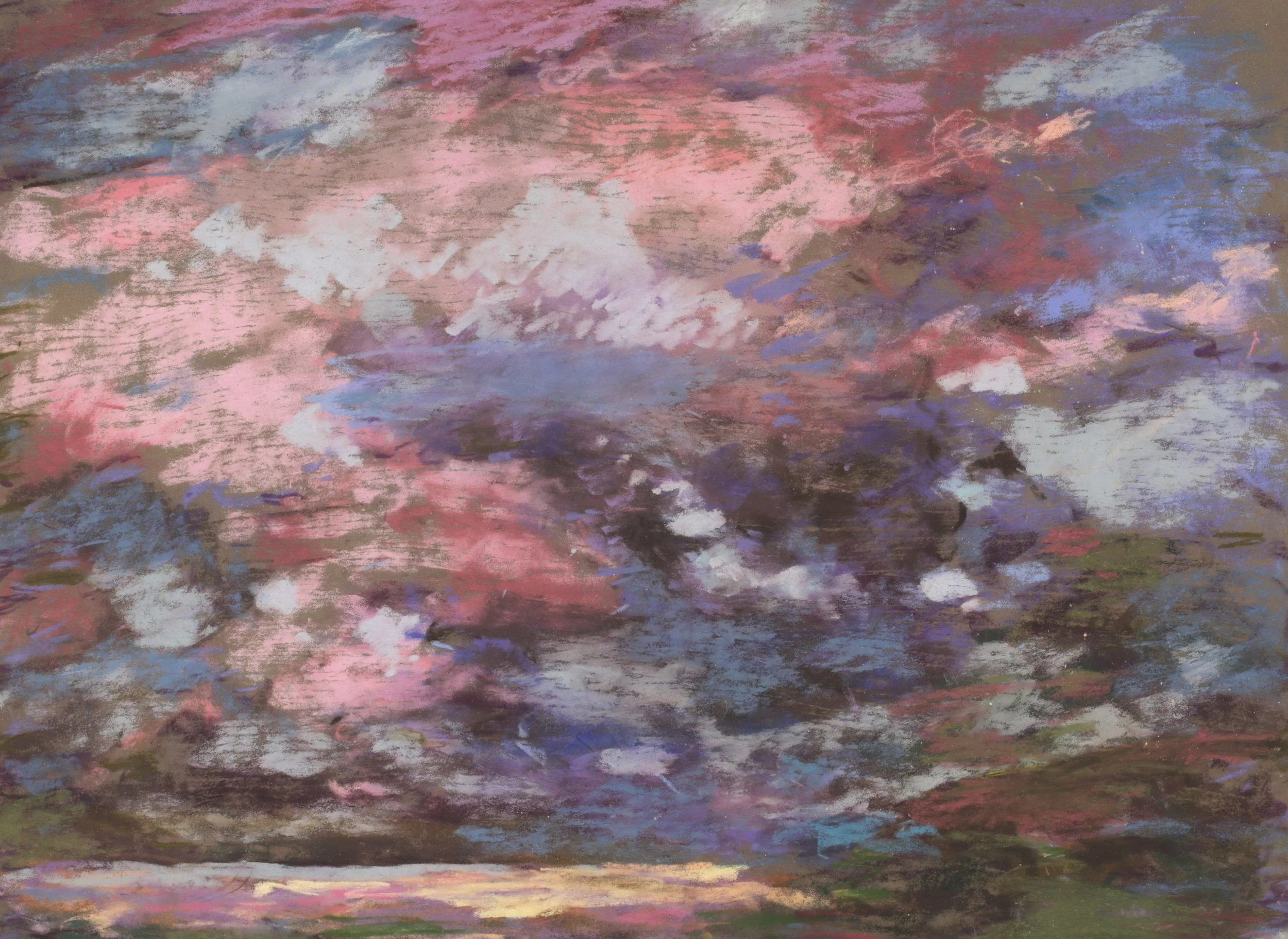24-0230, 2025, Pastel on paper, 12" x 16"
