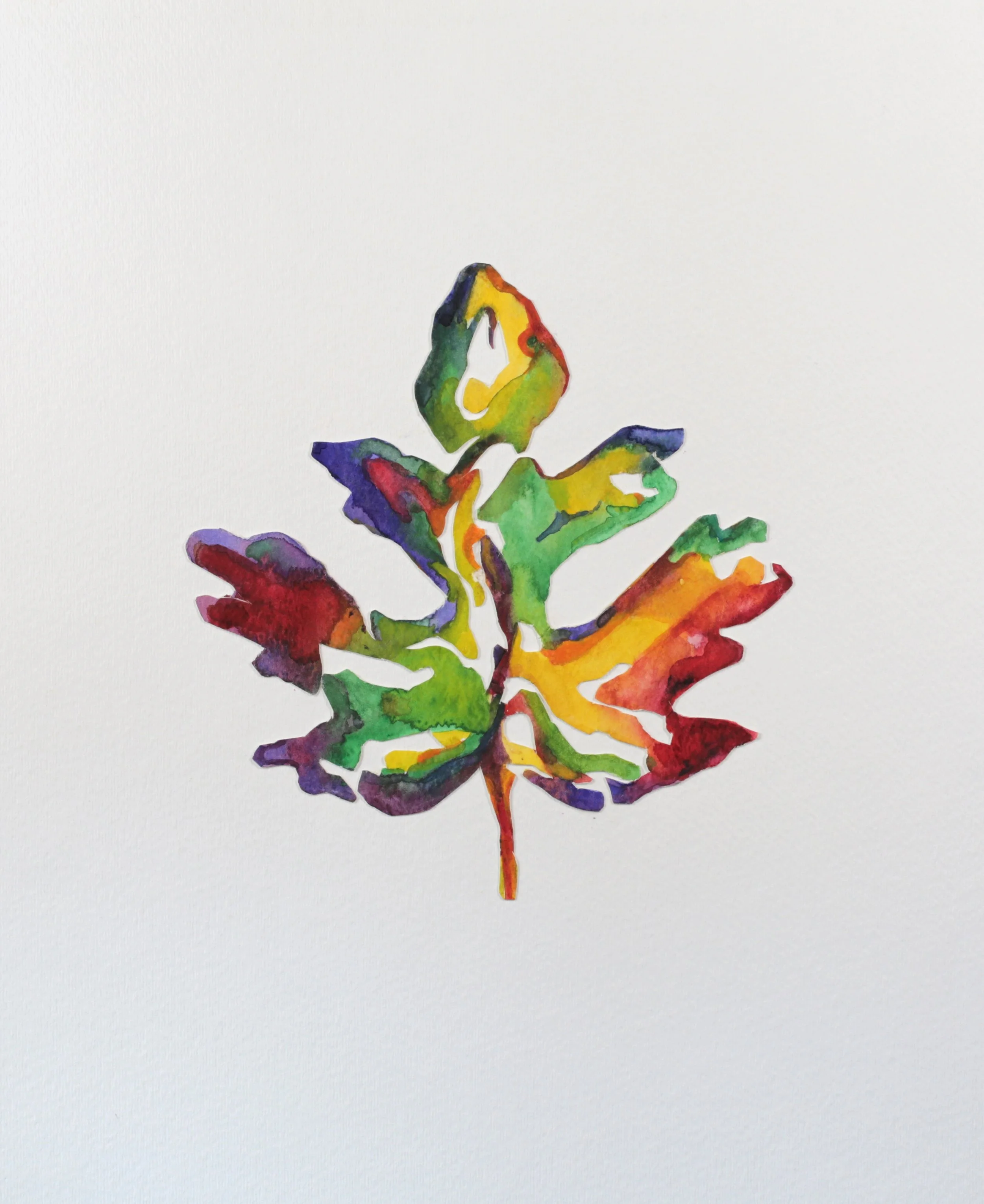 25-0333, 2017, Watercolor on paper, 15" X 11"