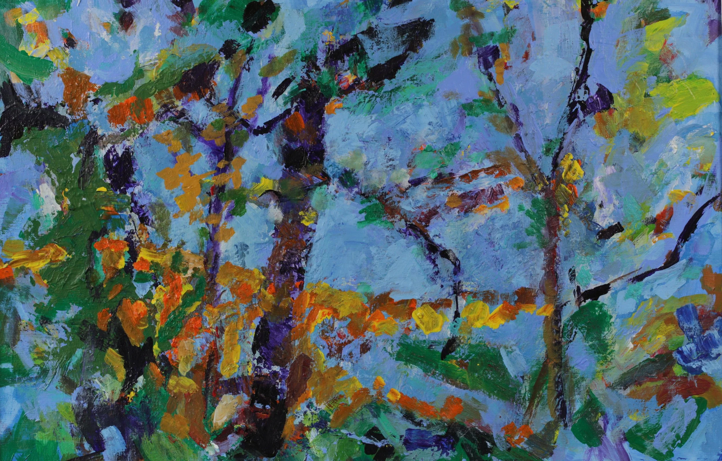 24-028, 2026, Acrylic on paper, 12" x 18"