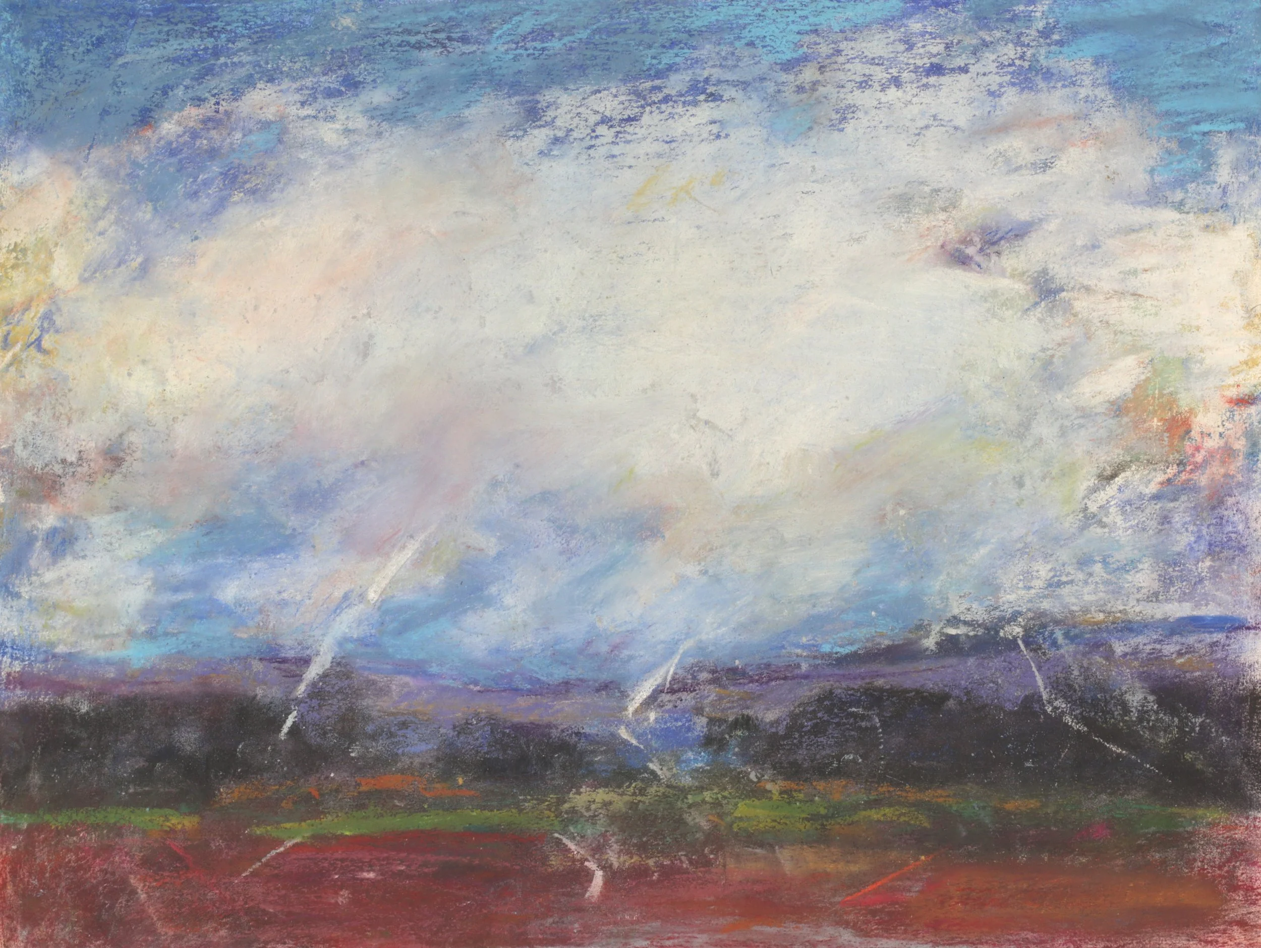 24-0236, 2023, Pastel on paper, 12" x 16"