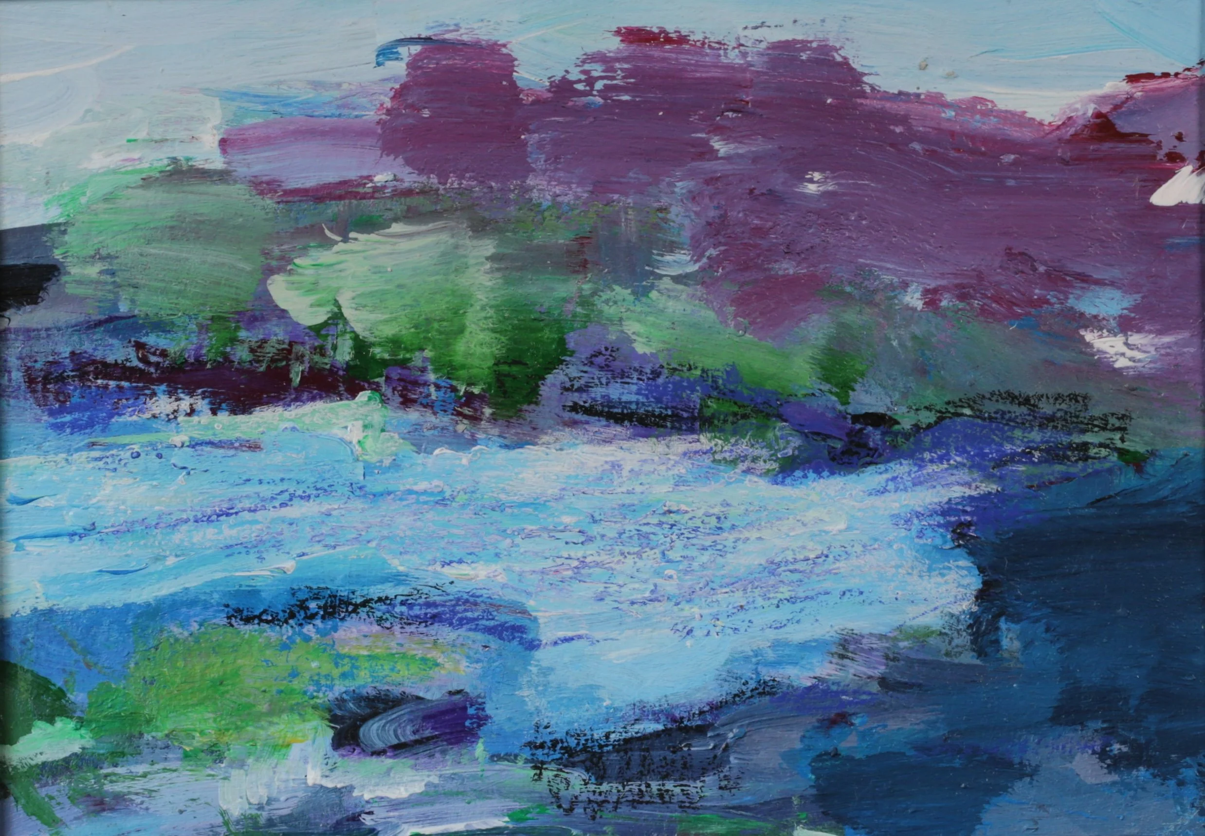 24-018, 2025, Acrylic on paper, 6" x 9"