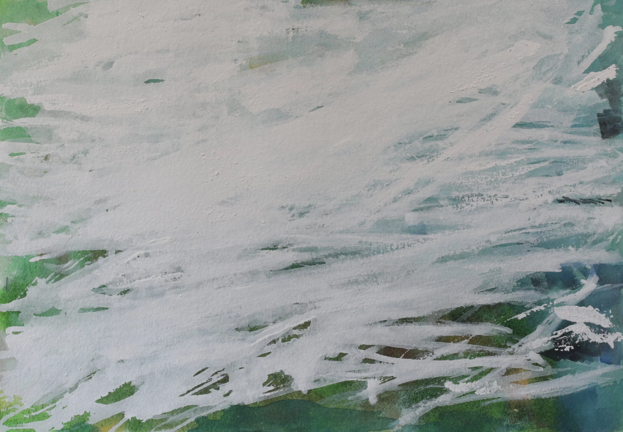 26-0333, 2024, Watercolor on paper, 7" X 10"
