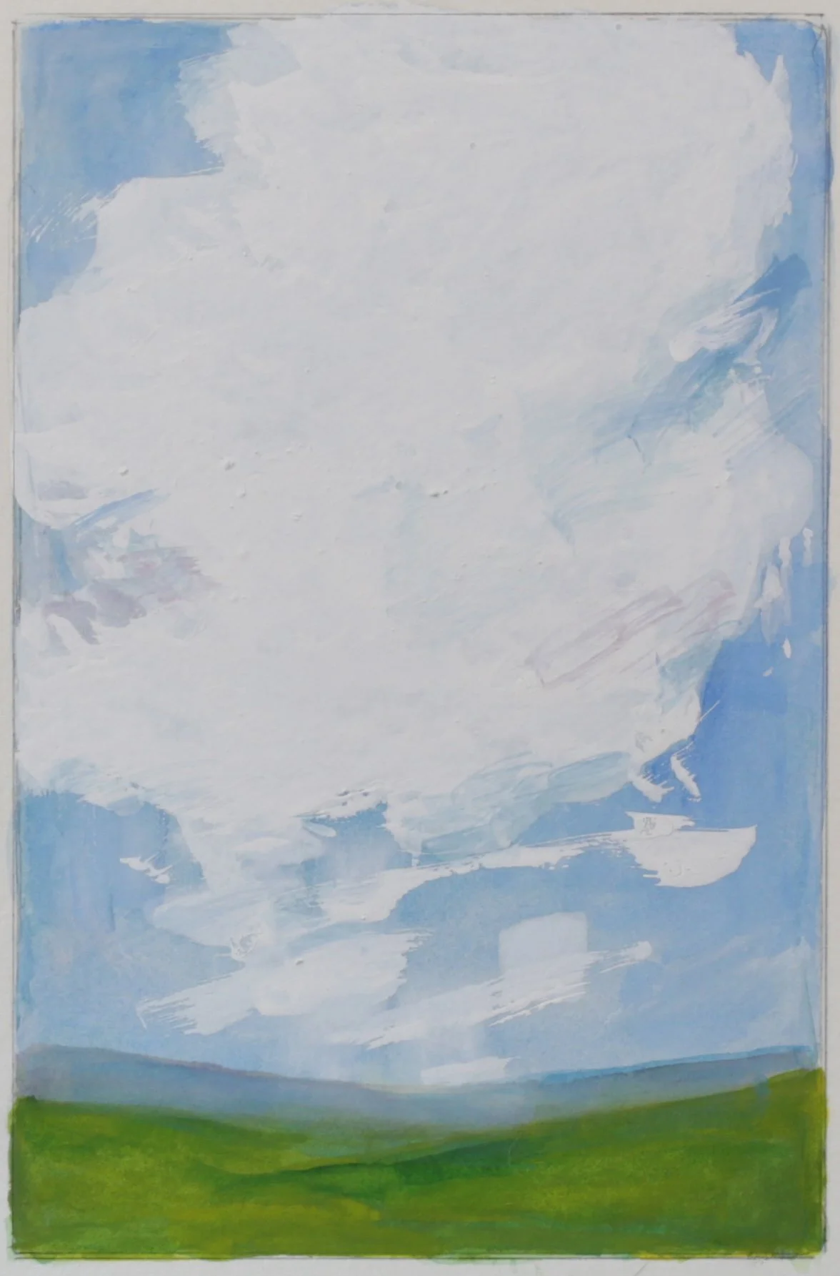 25-0354, 2024, Watercolor on paper, 7" X 10"