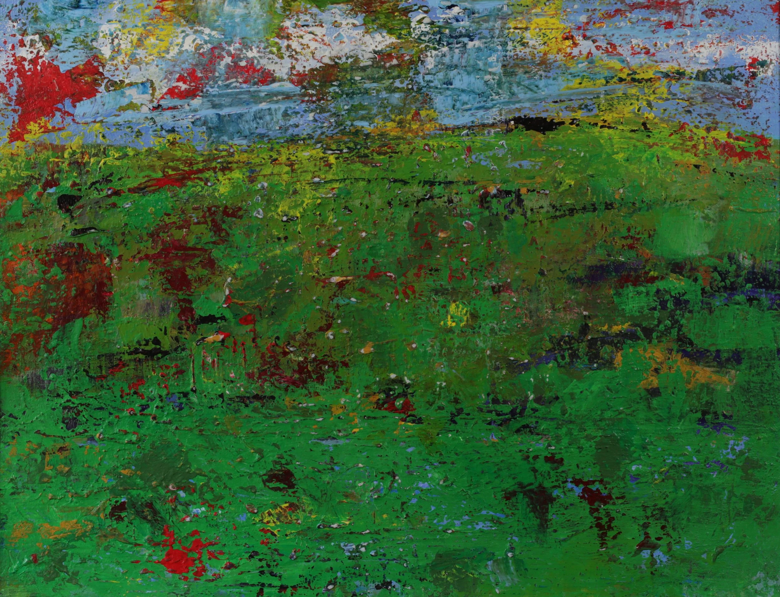 24-024, 2025, Acrylic on paper, 11" x 14"