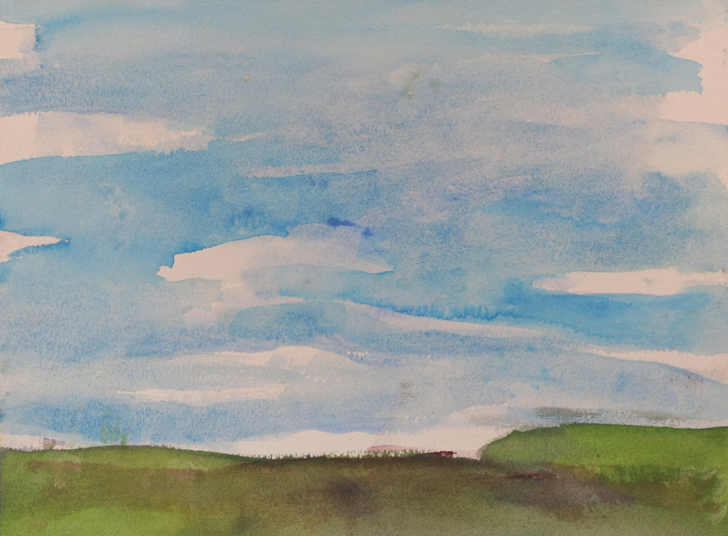 26-0316, 2024, Watercolor on paper, 9" X 12"