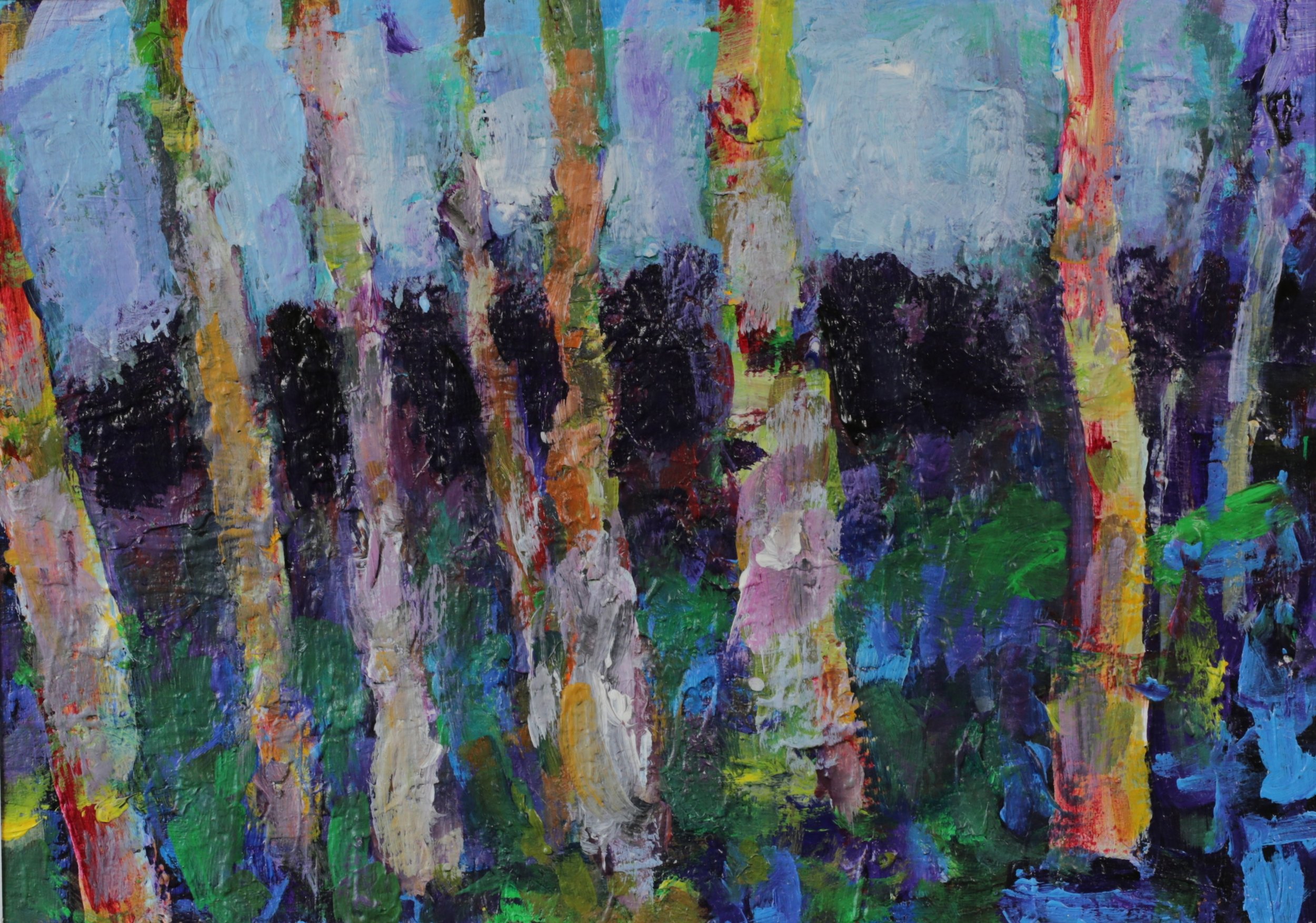 24-038, 2026, Acrylic on paper, 9" x 12"